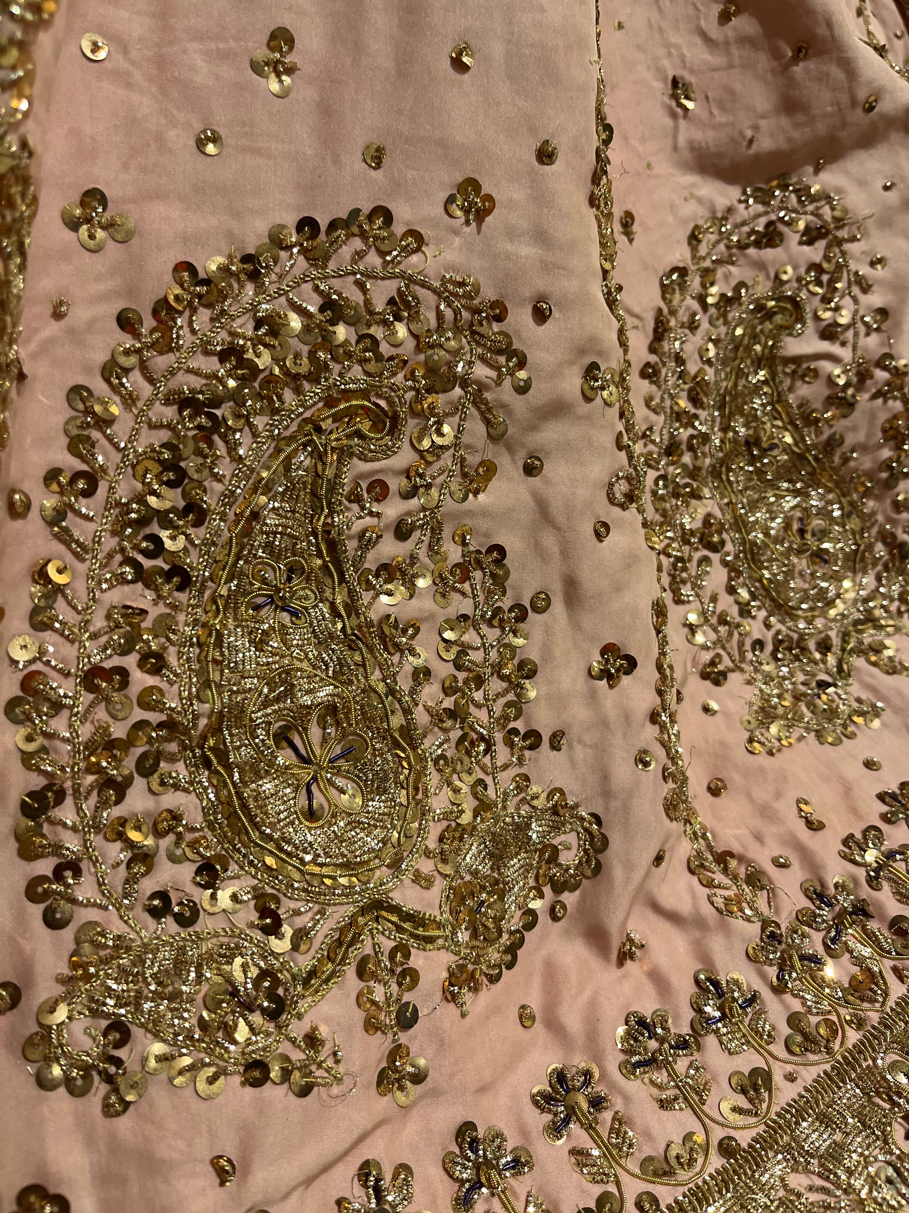 Pastel Pink & Golden Charm Lehenga Set