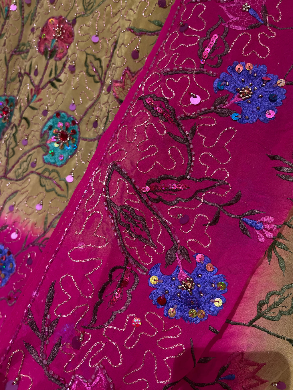 Blossom Pink Ombre Lehenga set