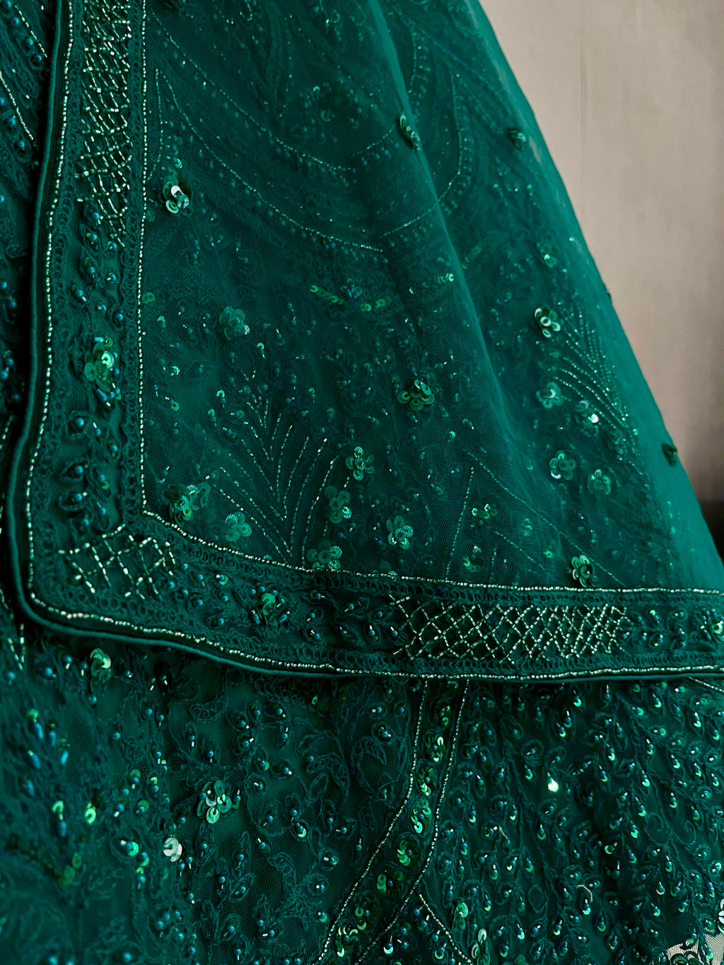 Emerald Lehenga set