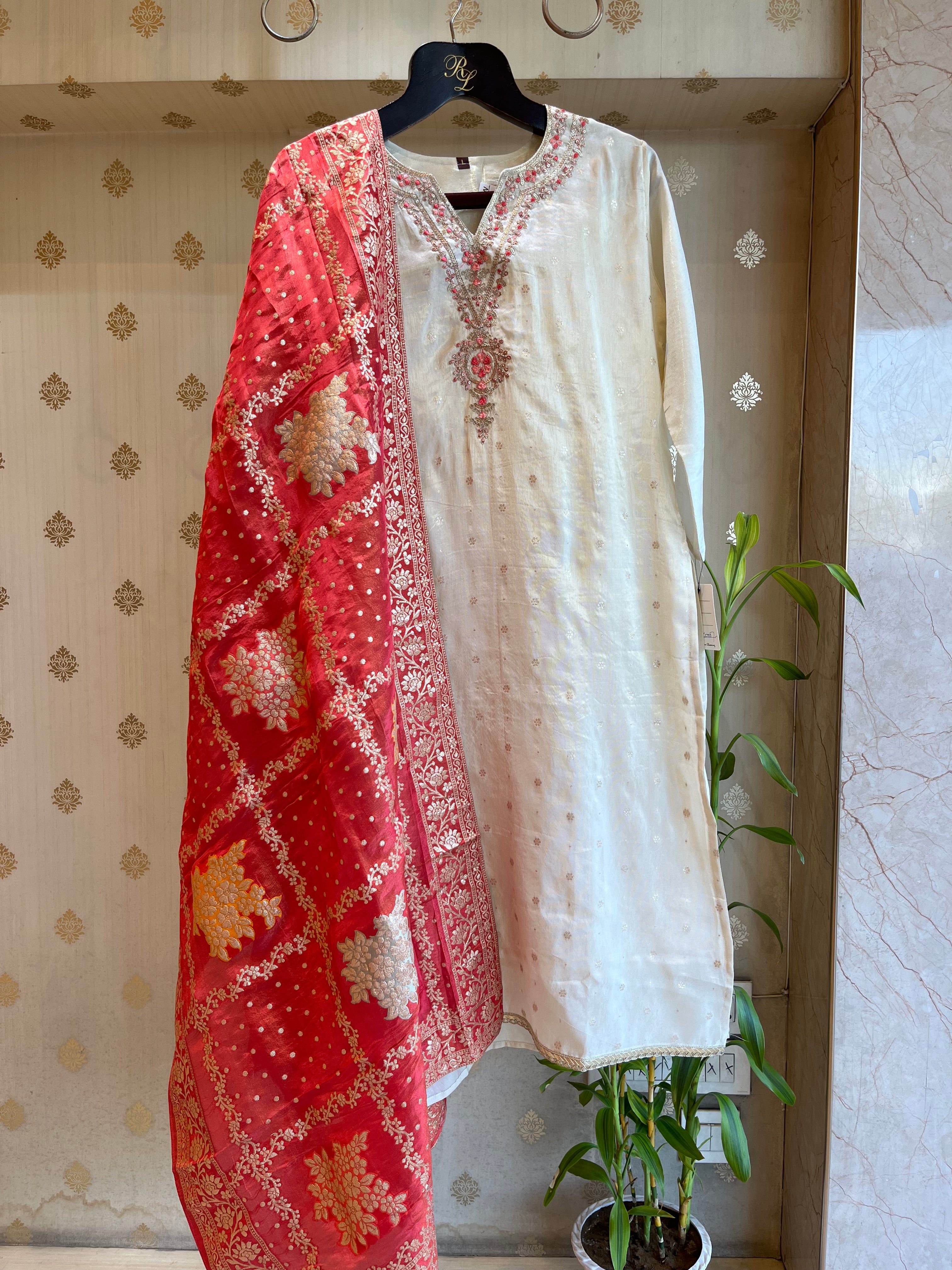 Tissue Silk Suit Set