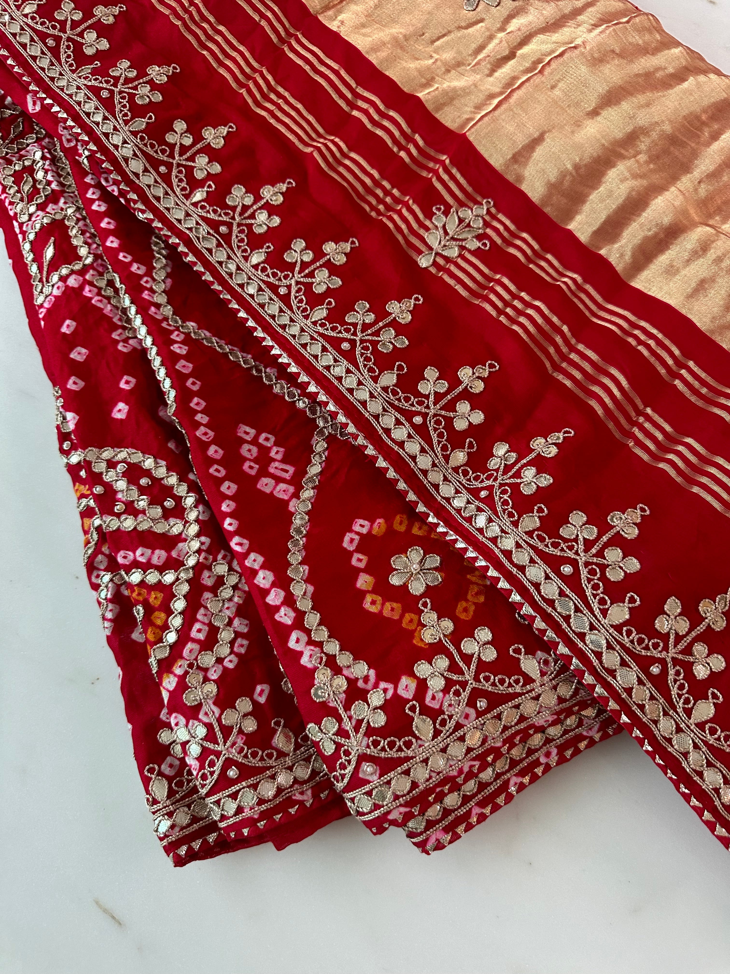Pure Gajji Silk Saree