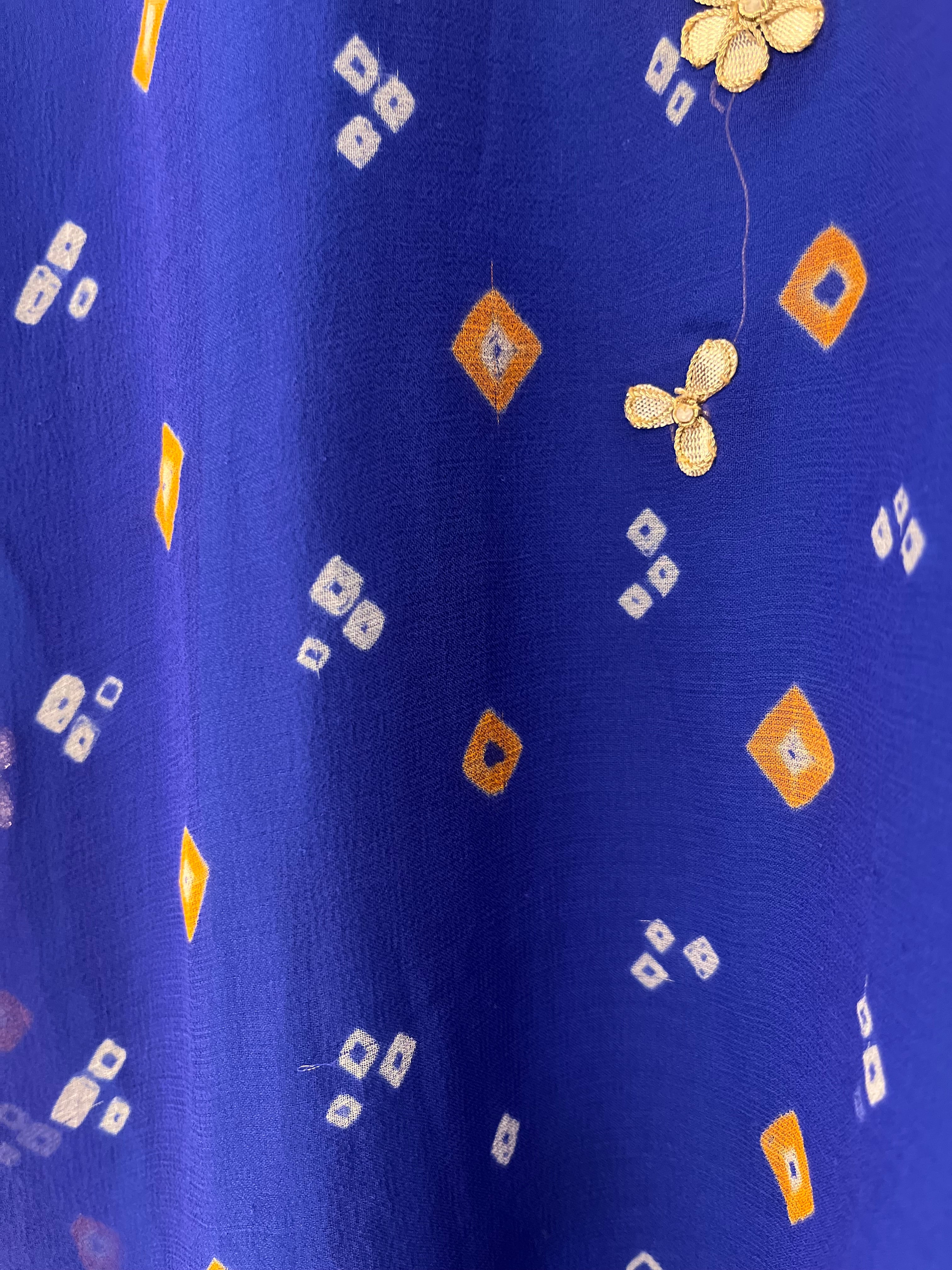 Royal Blue Bandej Kurti