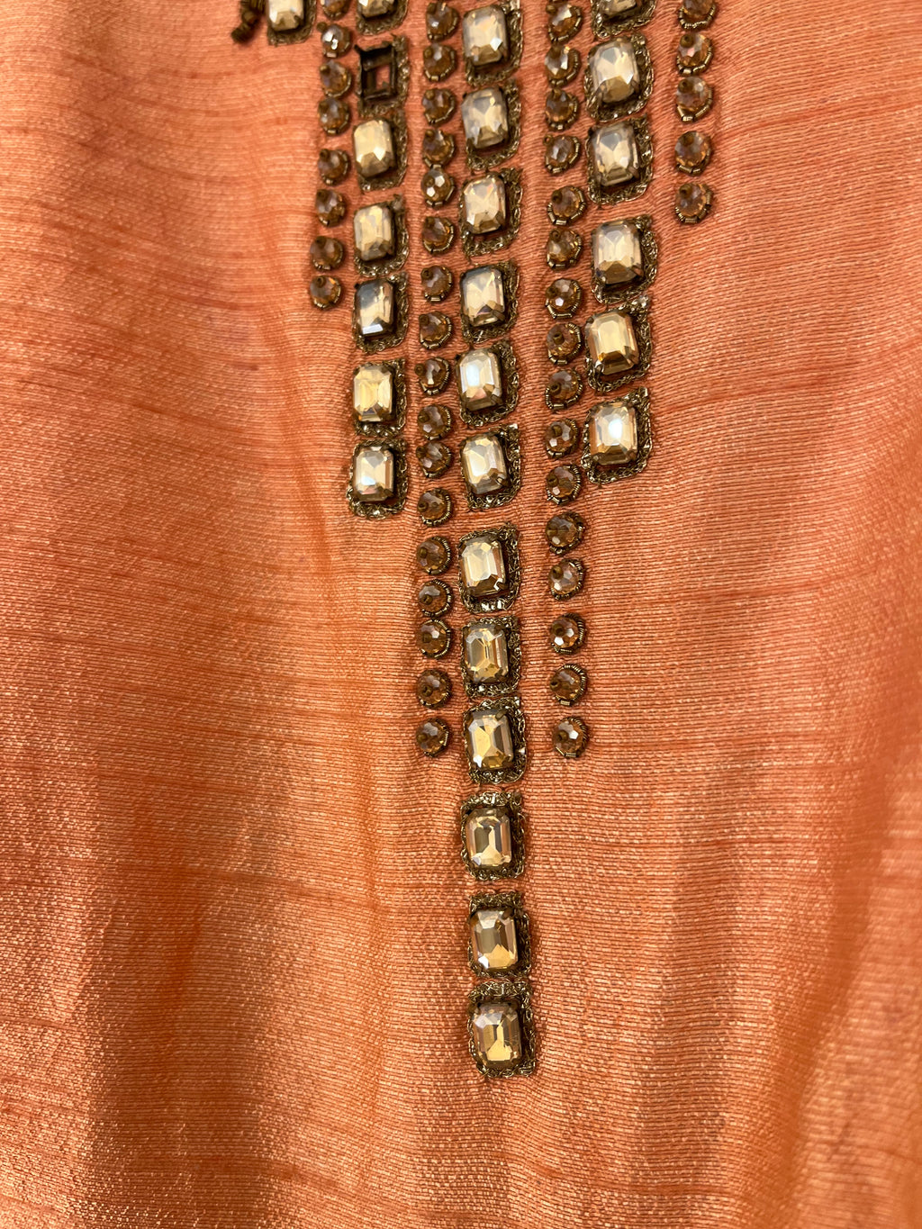 Floral Peach Gown