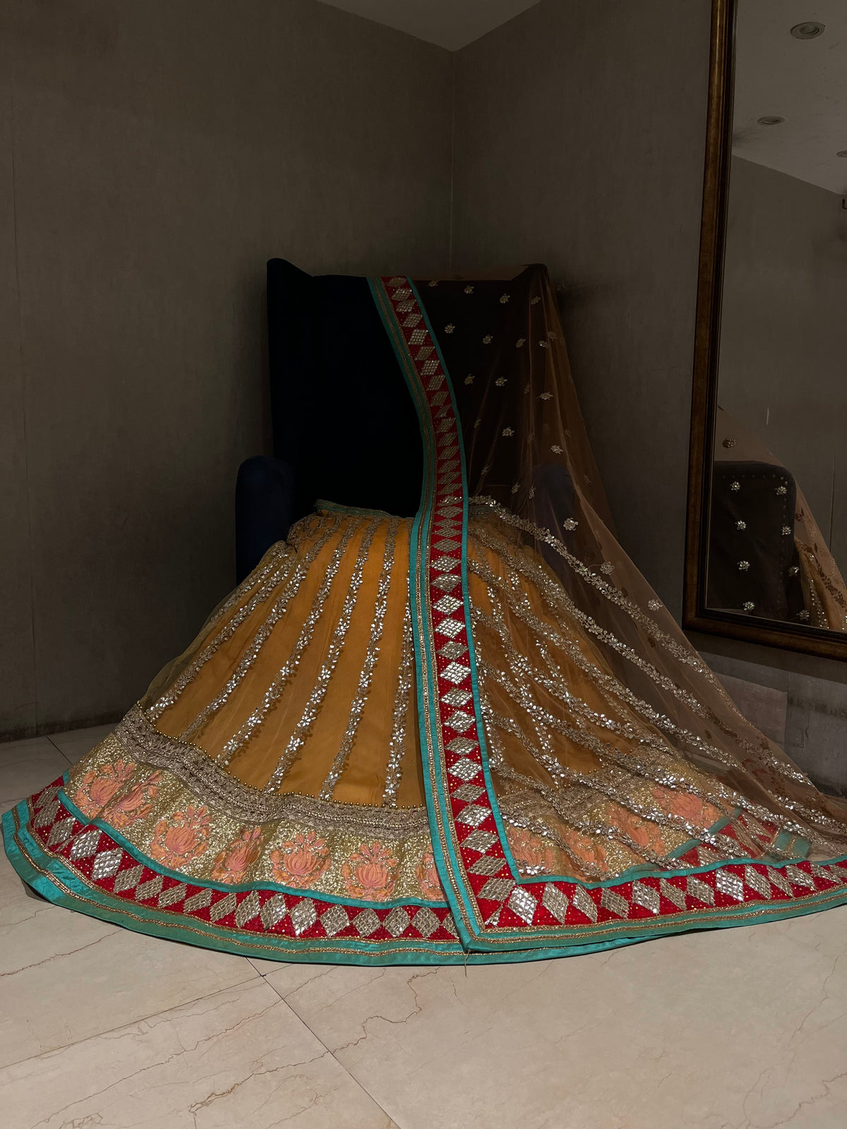 Jaipuri Gotta Patti lehenga set