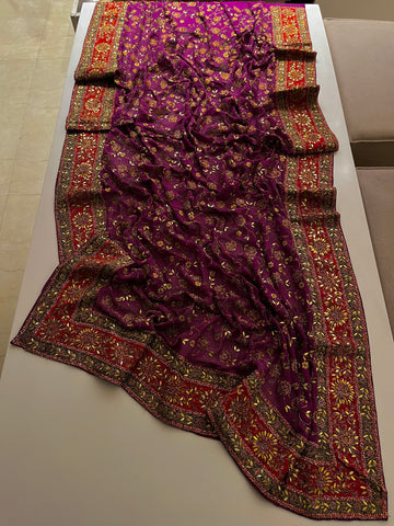 devdas paro wine saree