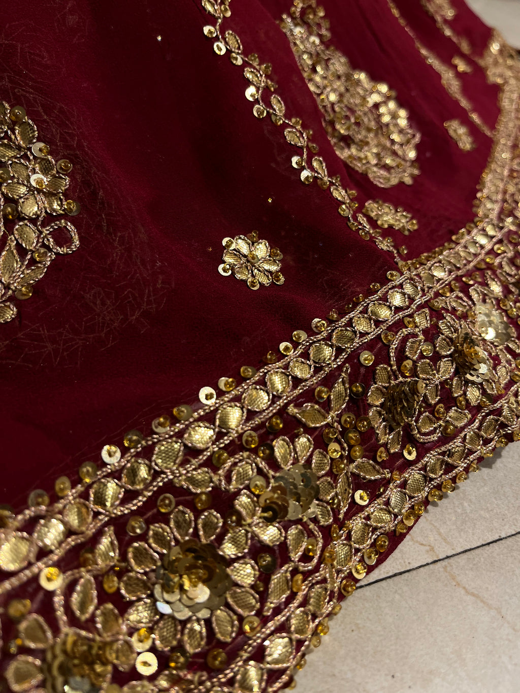 Old Charm Gotta Lehenga Set