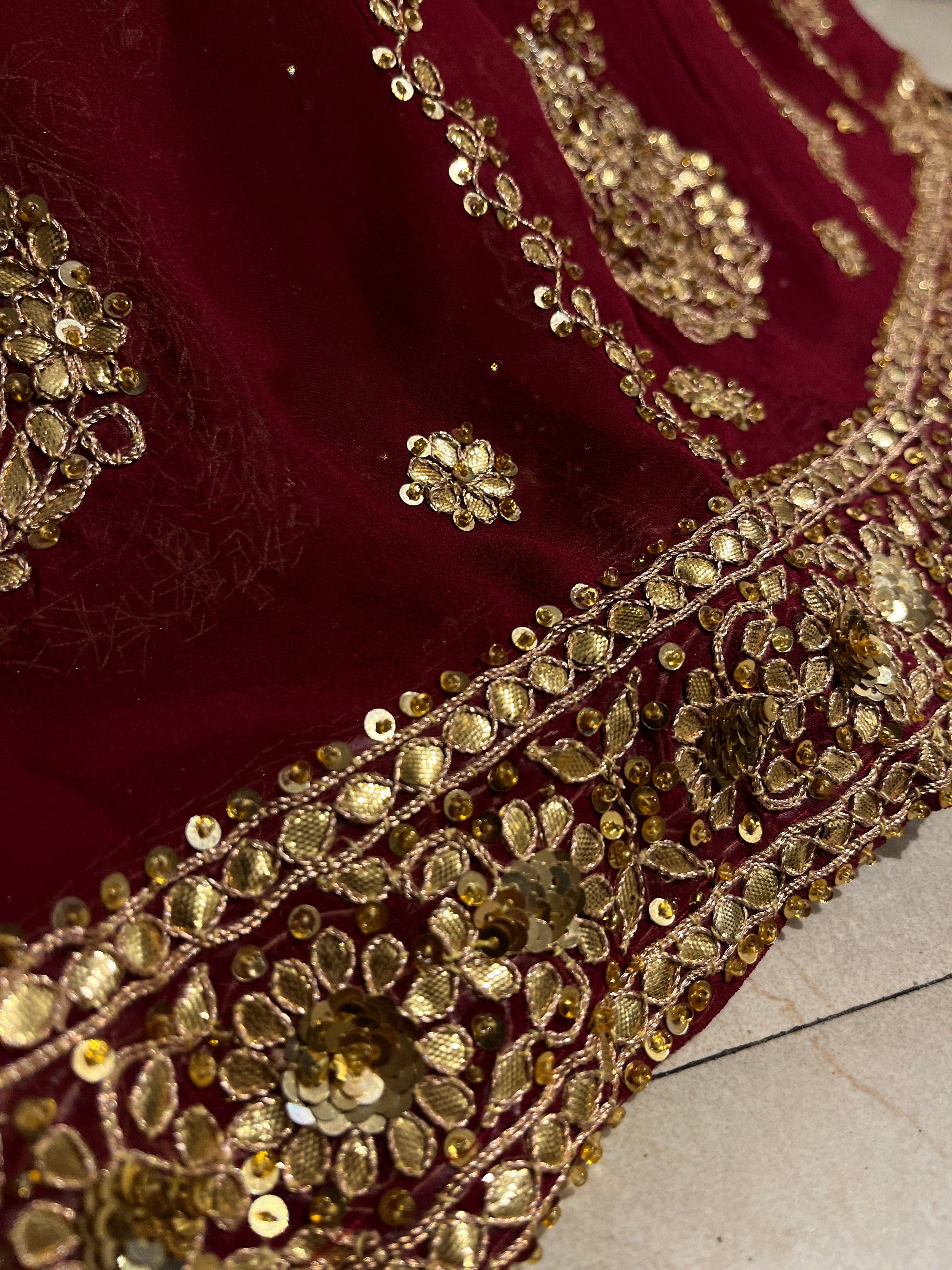 Old Charm Gotta Lehenga Set