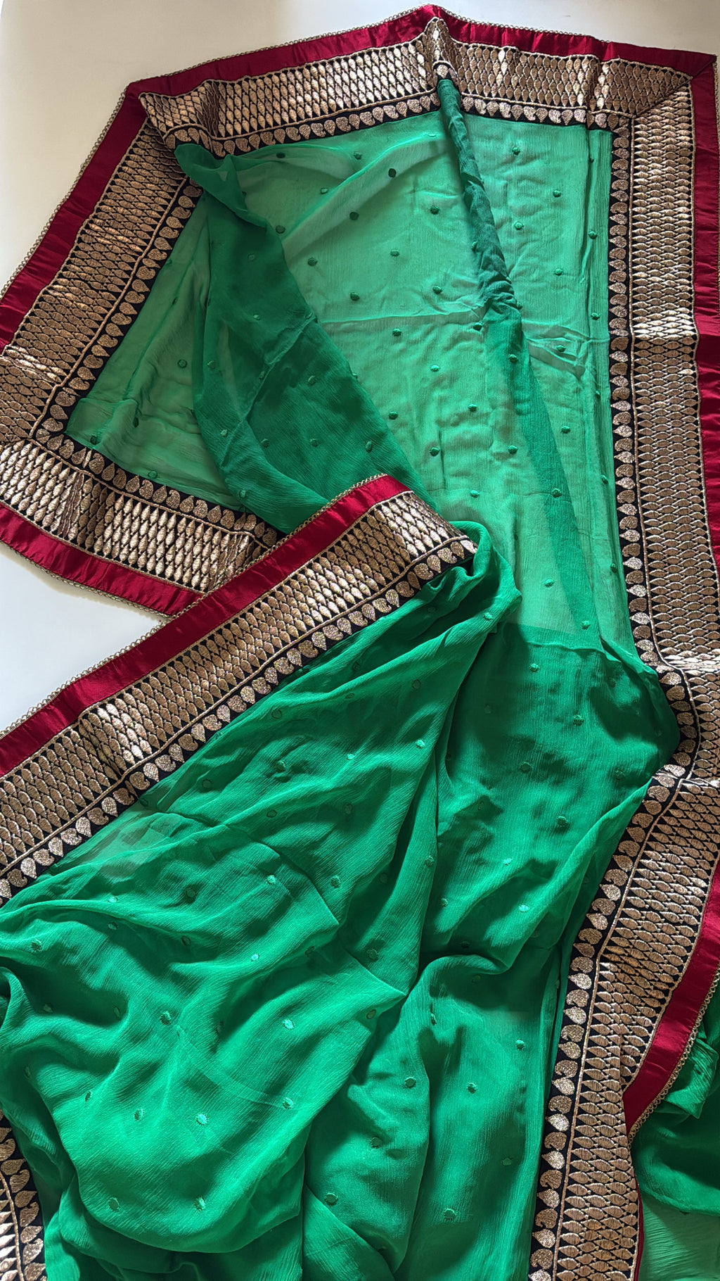 Paan Chiffon Saree