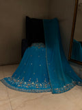 Sky Blue Elegant Lehenga set