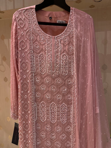 Beautiful pink Sharara set
