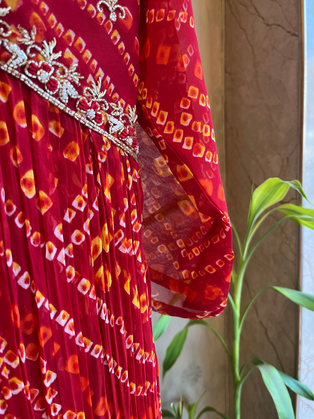 Alia Style Red Bandej Suit