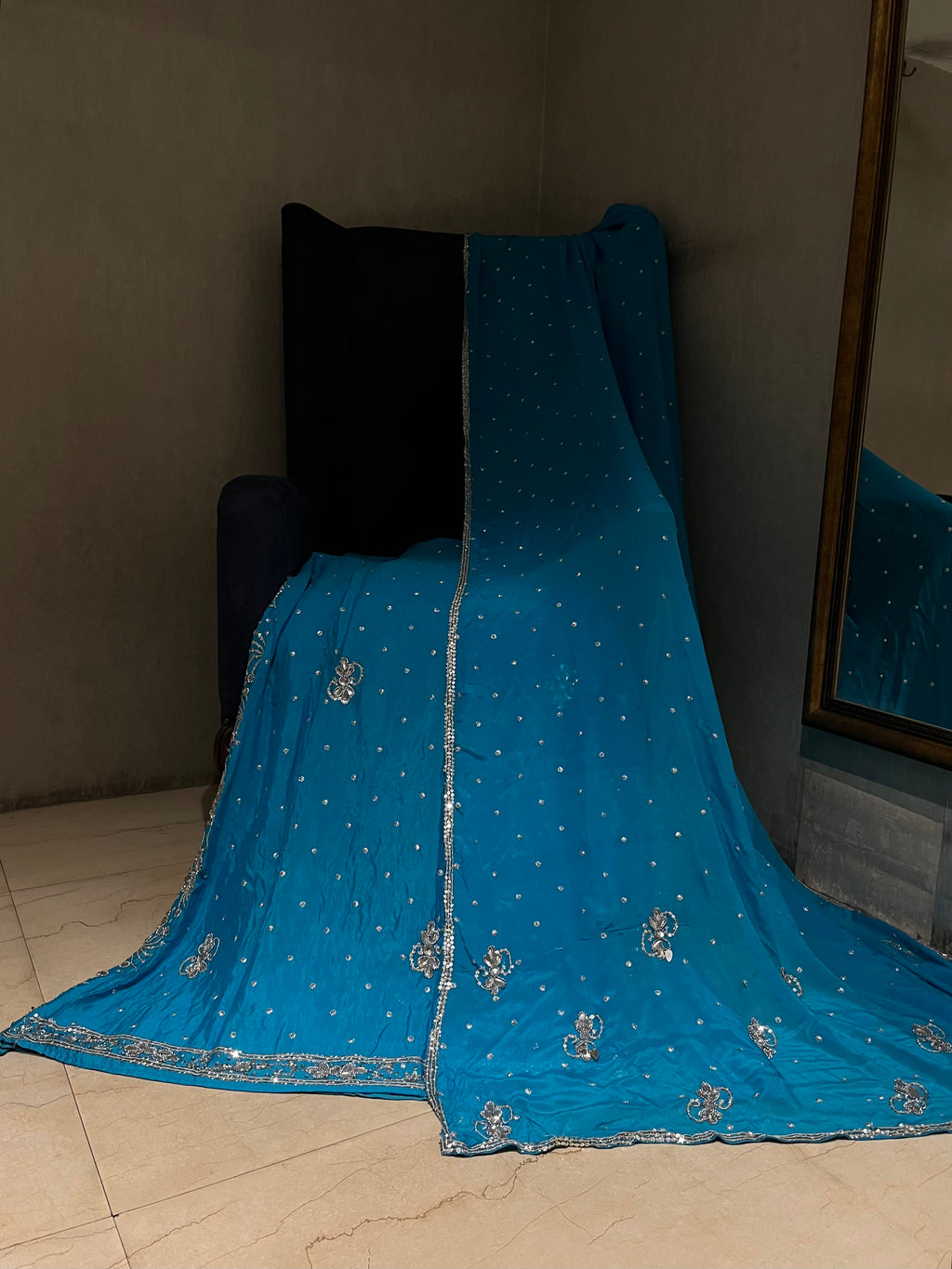 Sky Bling Lehenga Set