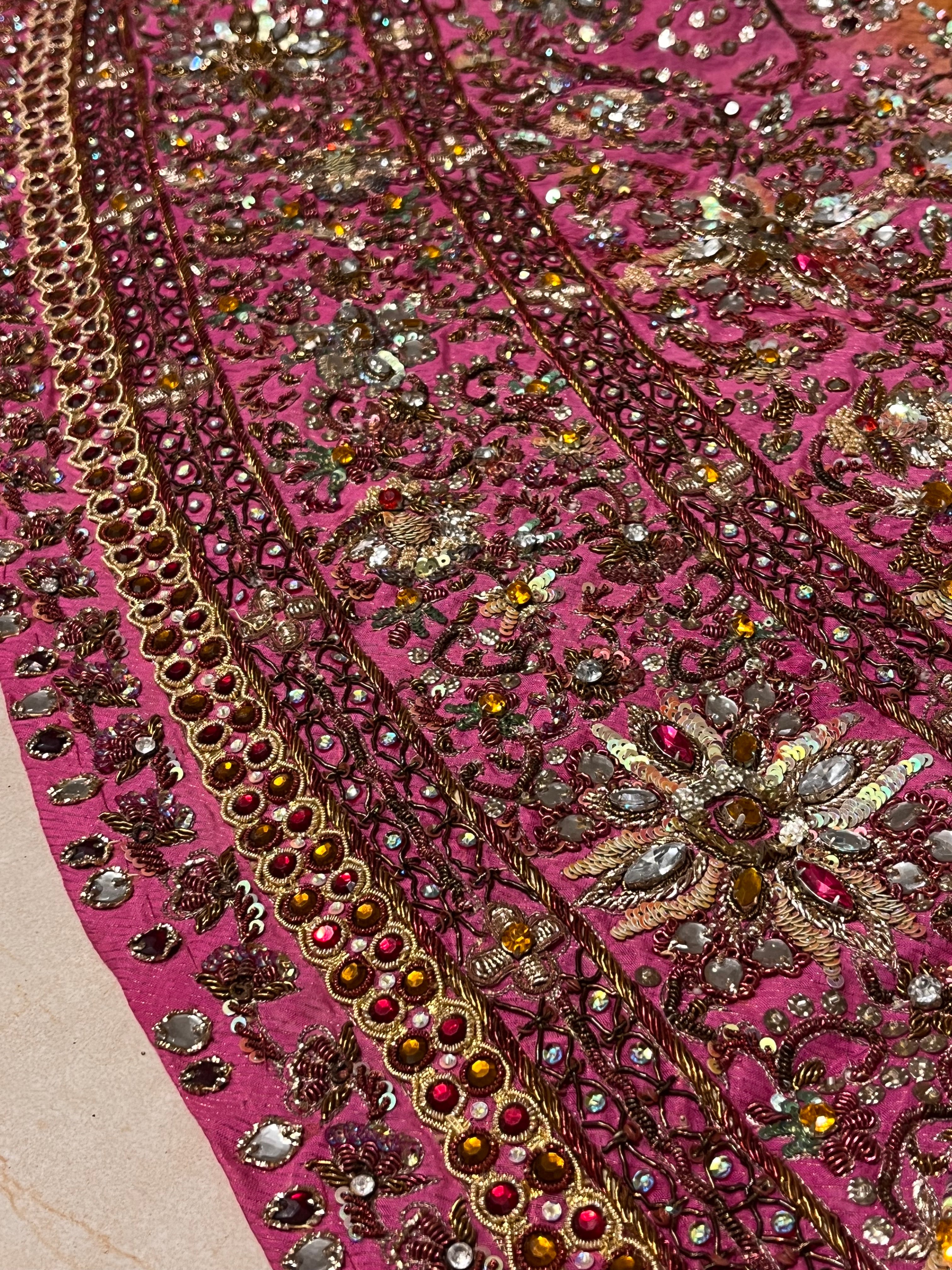 Bridal Heavy Zardozi Lehenga Set