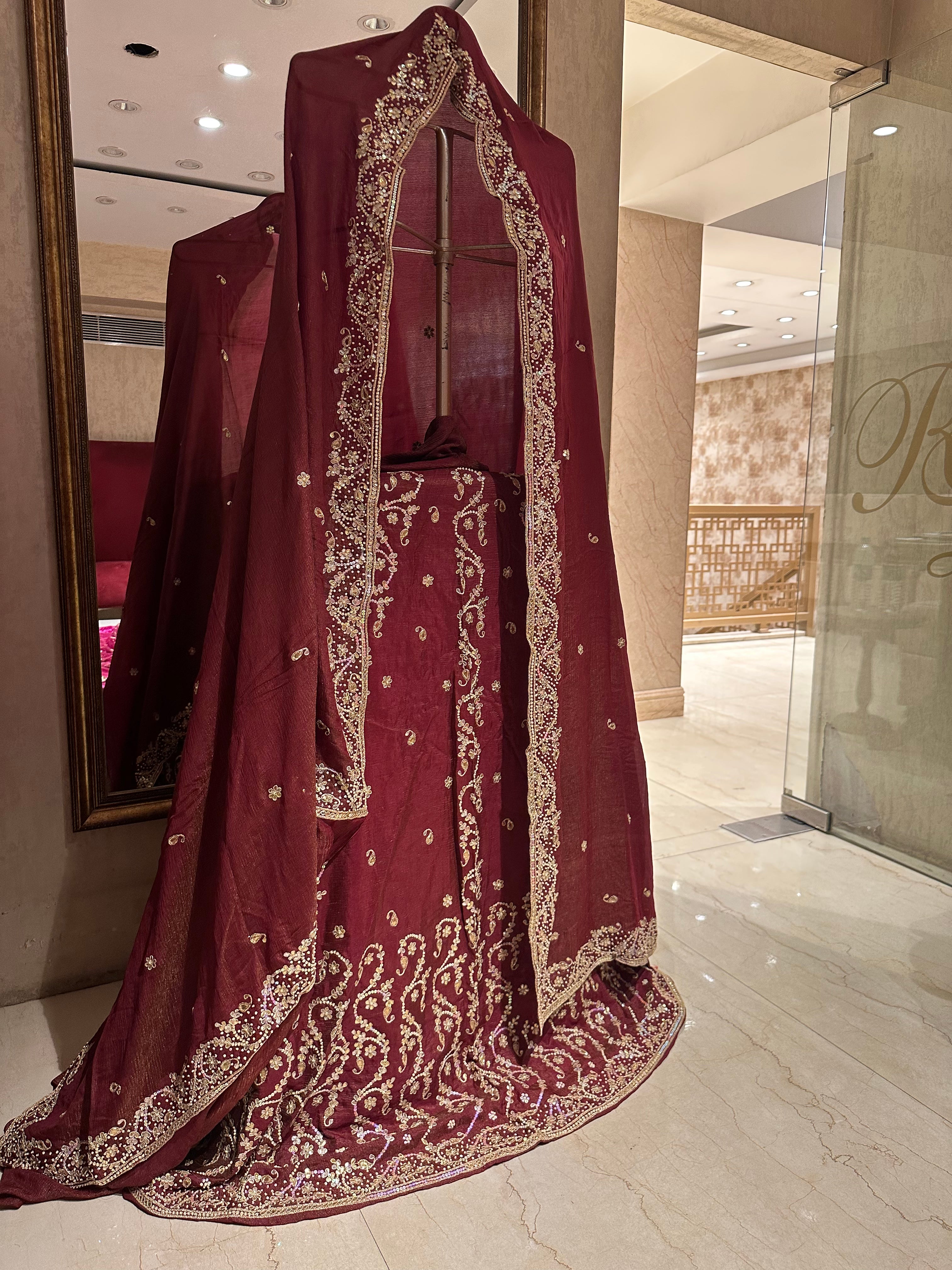 Vintage Jaipuri Gotapatti Handwork Chaniya choli