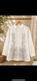 Cotton shirt printed