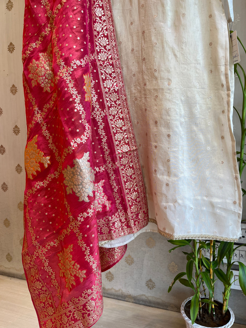 Tissue Silk Suit Set