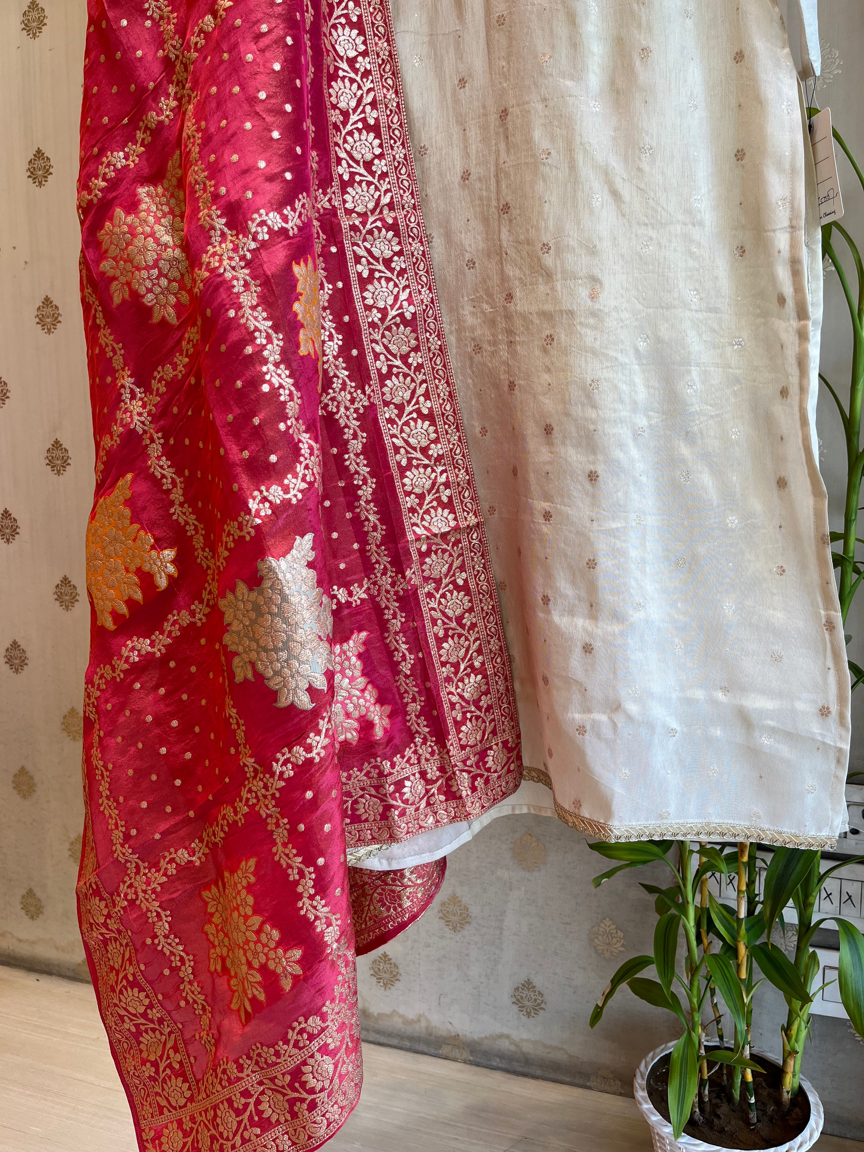 Tissue Silk Suit Set