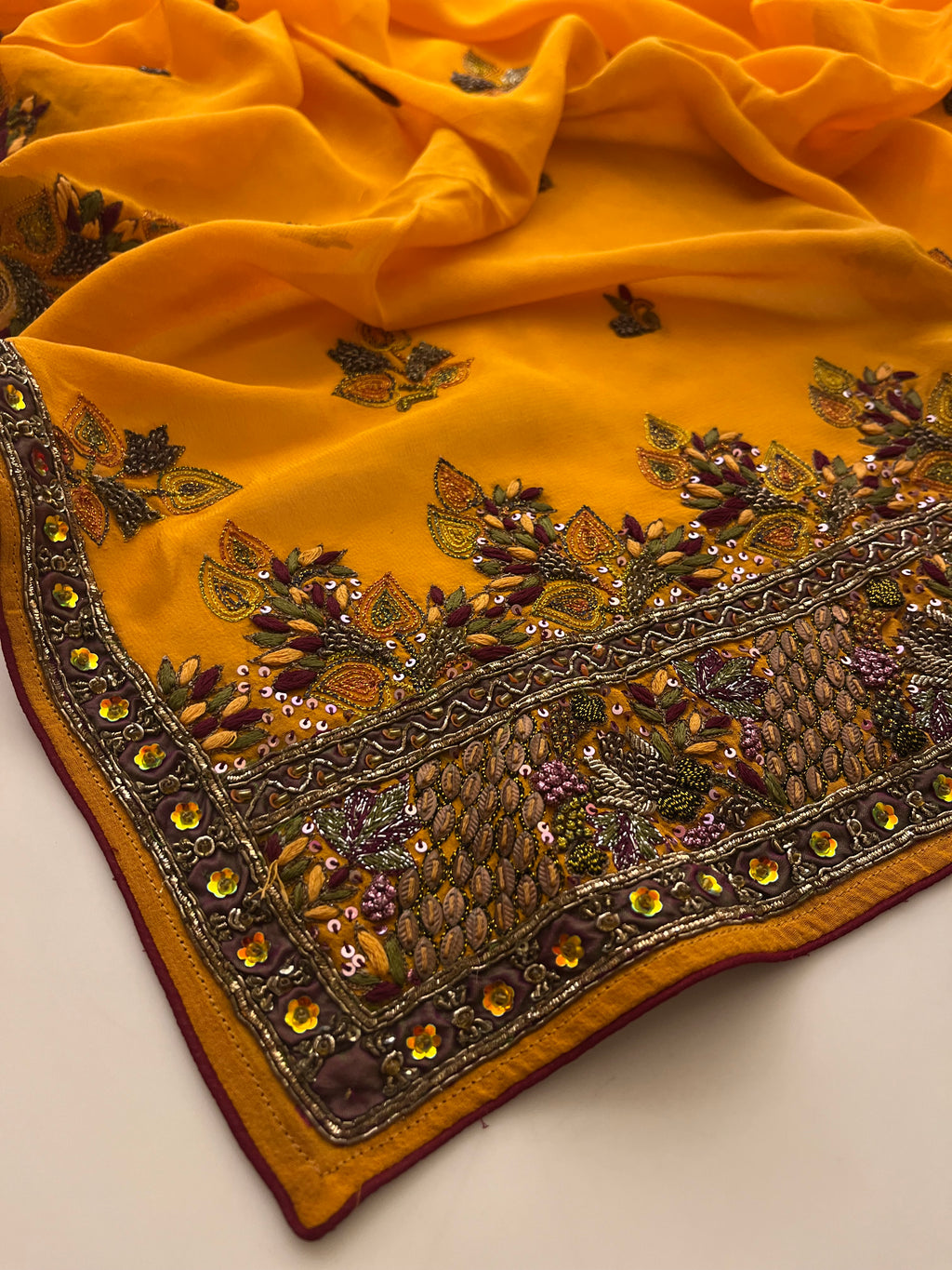 tarun tahiliani designer embroidered saree