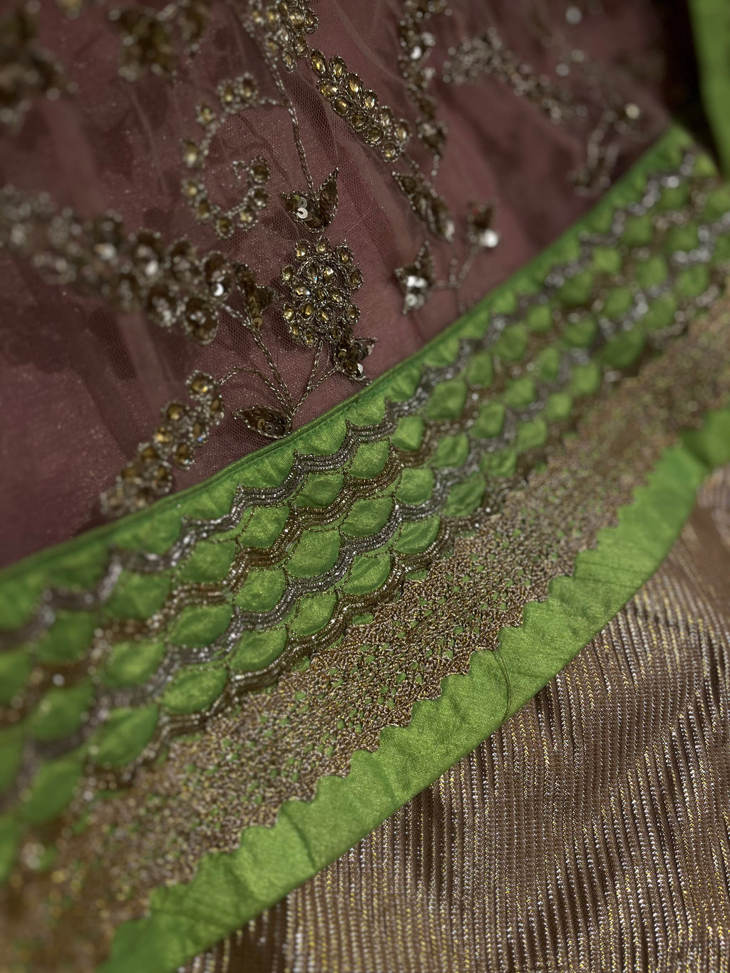 Net Layered Lehenga Set