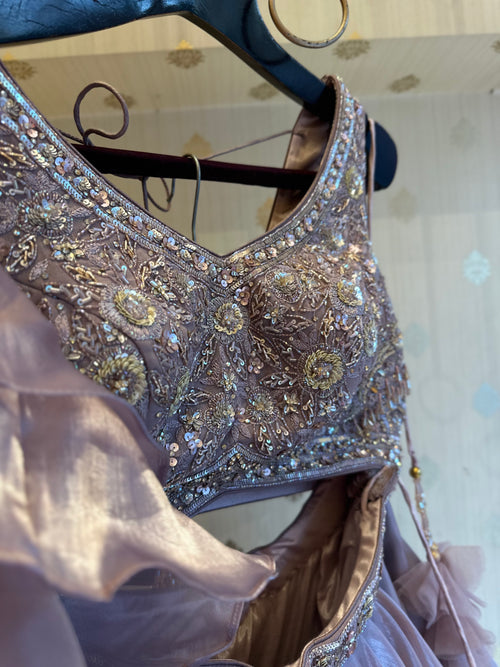 Bridgerton Lilac fairy tale lehenga