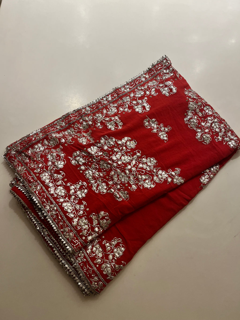 Gotta Patti Georgette Saree