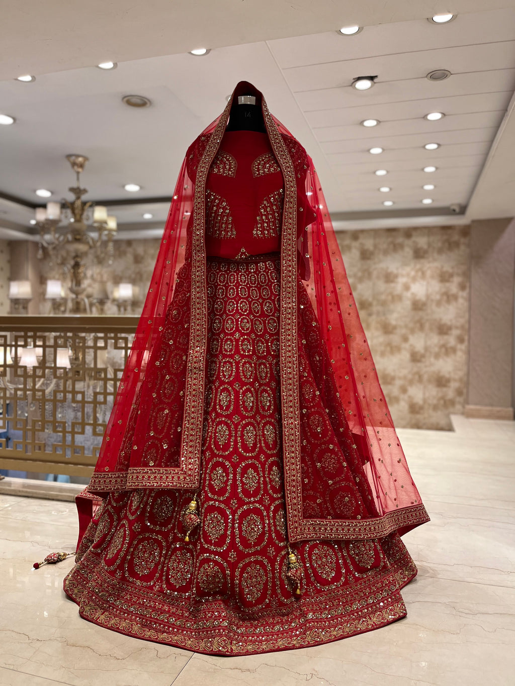 Jharokha Bridal Lehenga