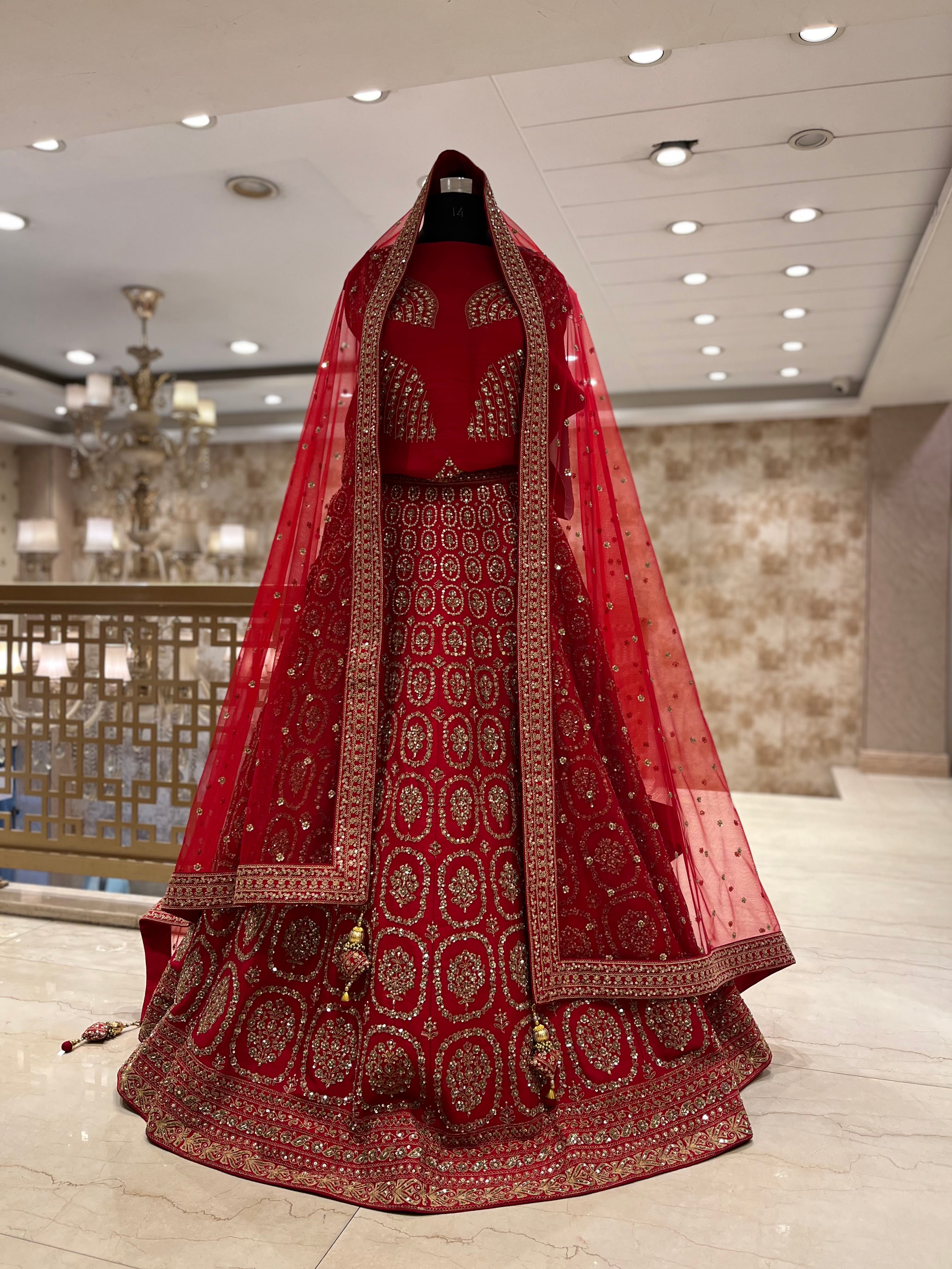 Jharokha Bridal Lehenga