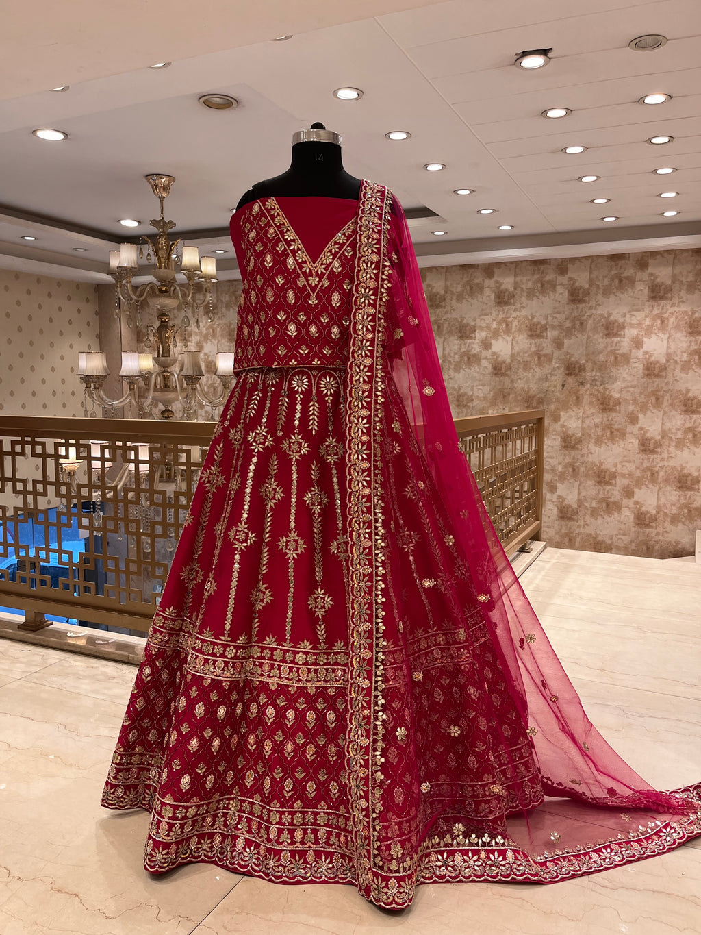Gotta Patti Bridal Lehenga