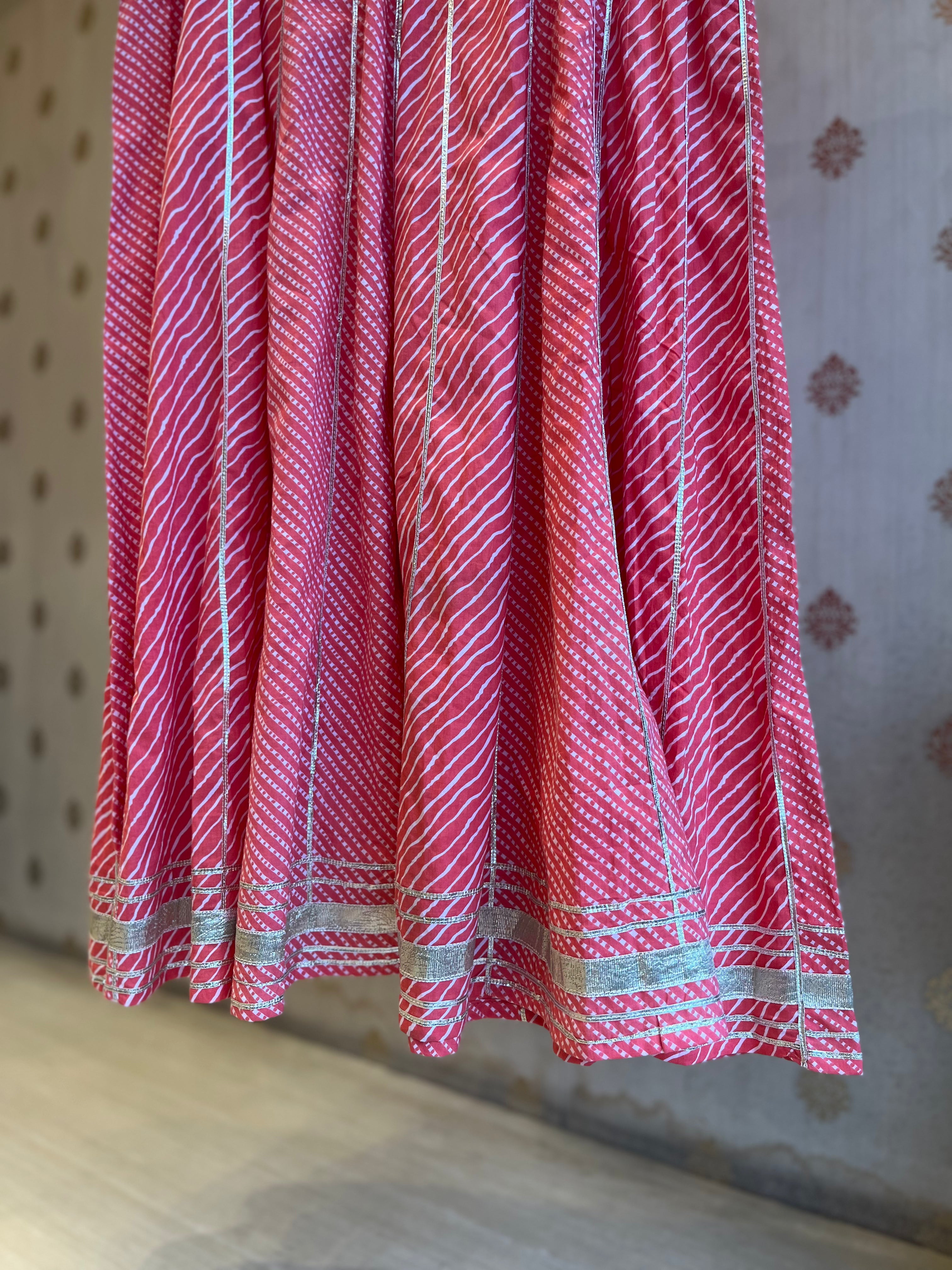Bandhani Leheriya Kurti