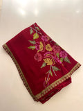 Floral Georgette Saree