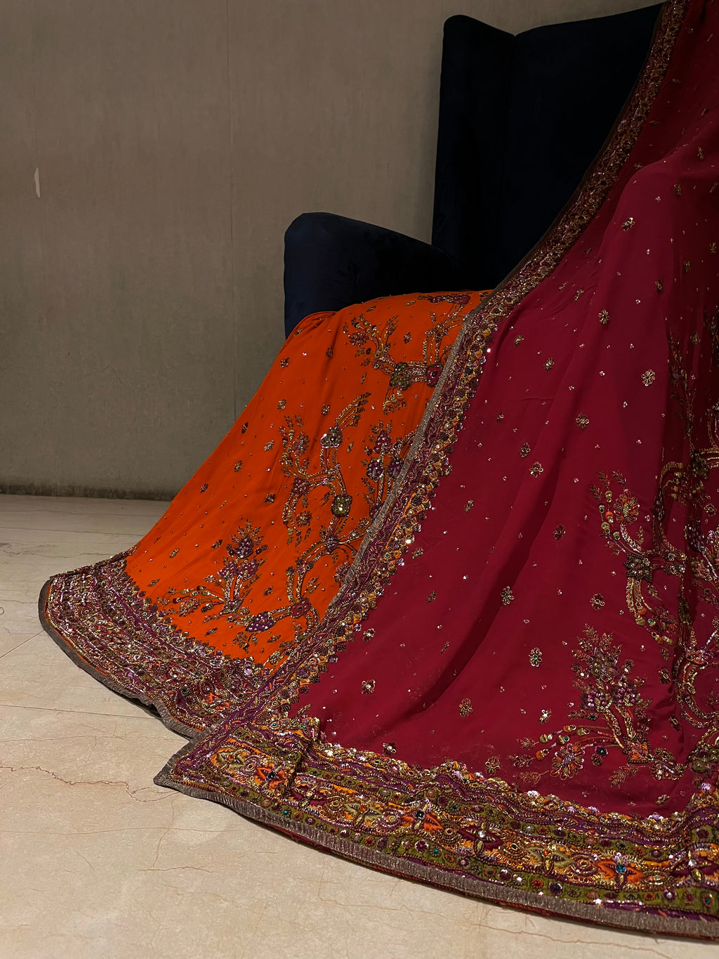 Traditional Zardozi Lehenga Set