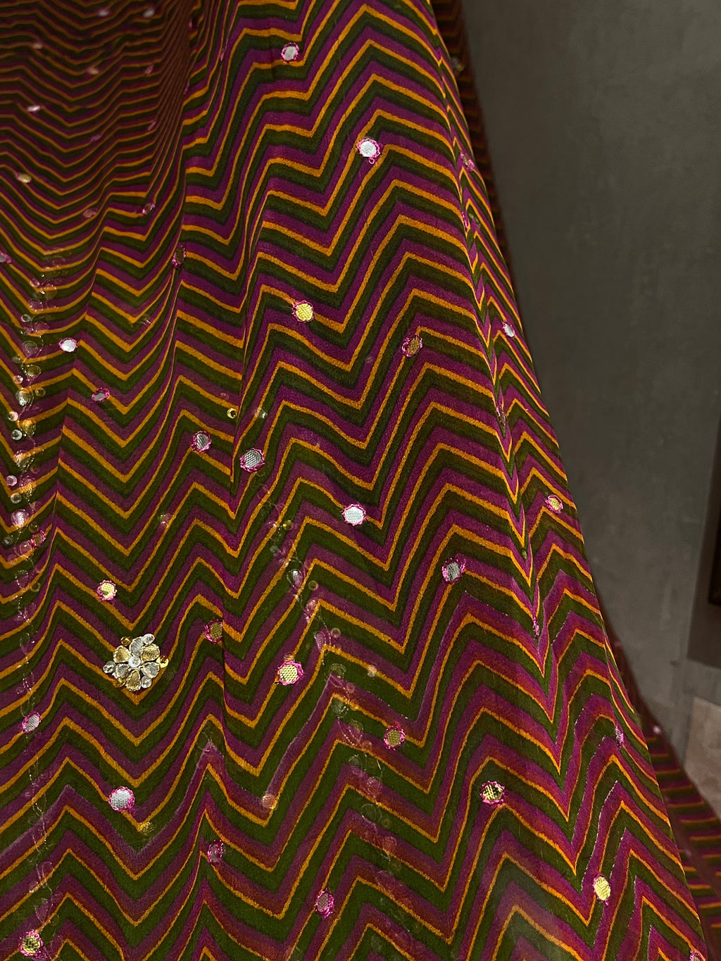 Multi Coloured Lehenga Set