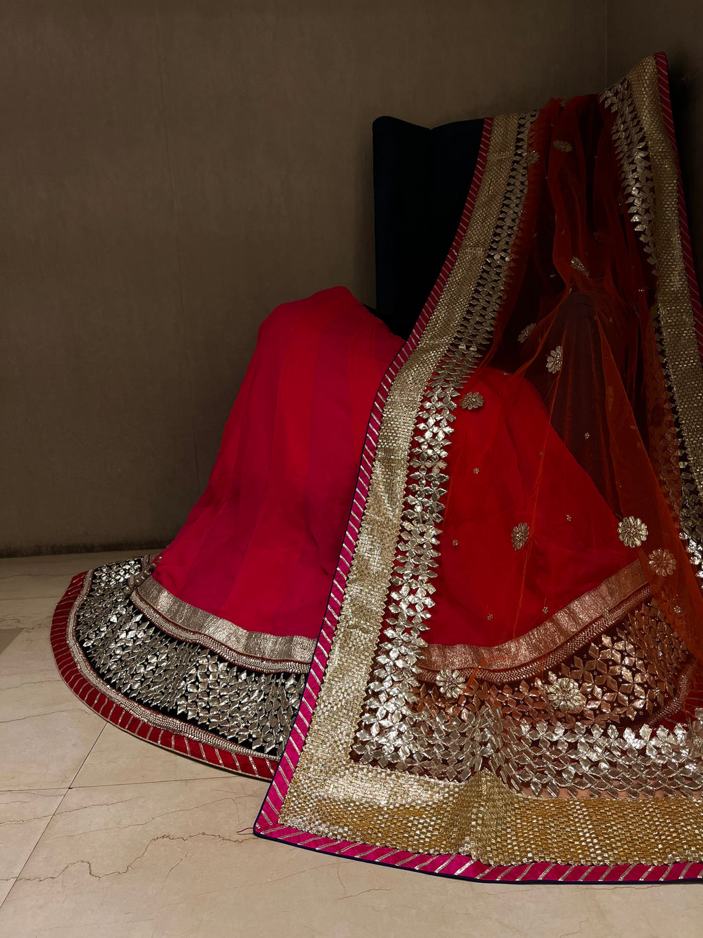 Raani Red Lehenga Set