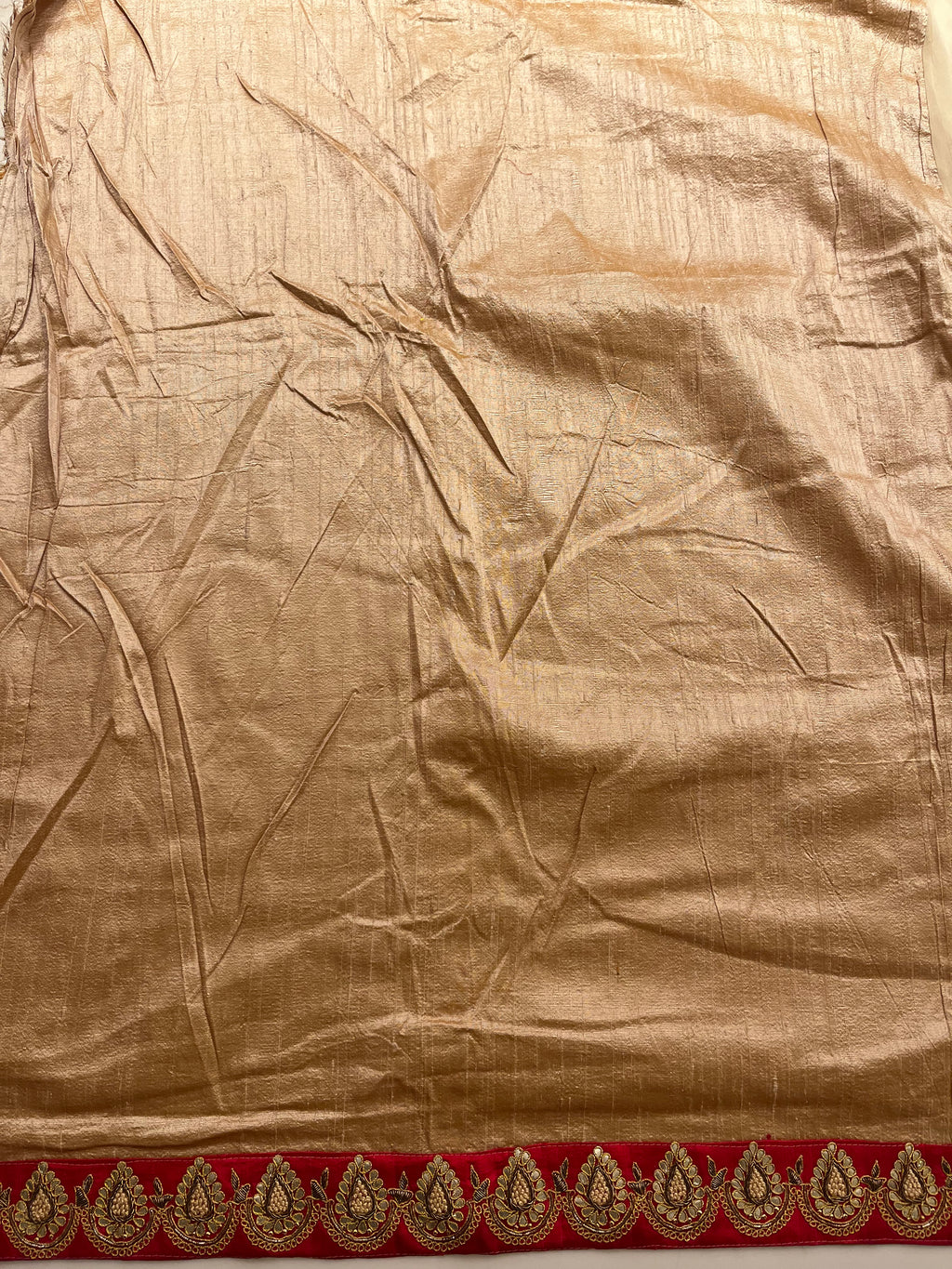 Classic Crème georgette saree