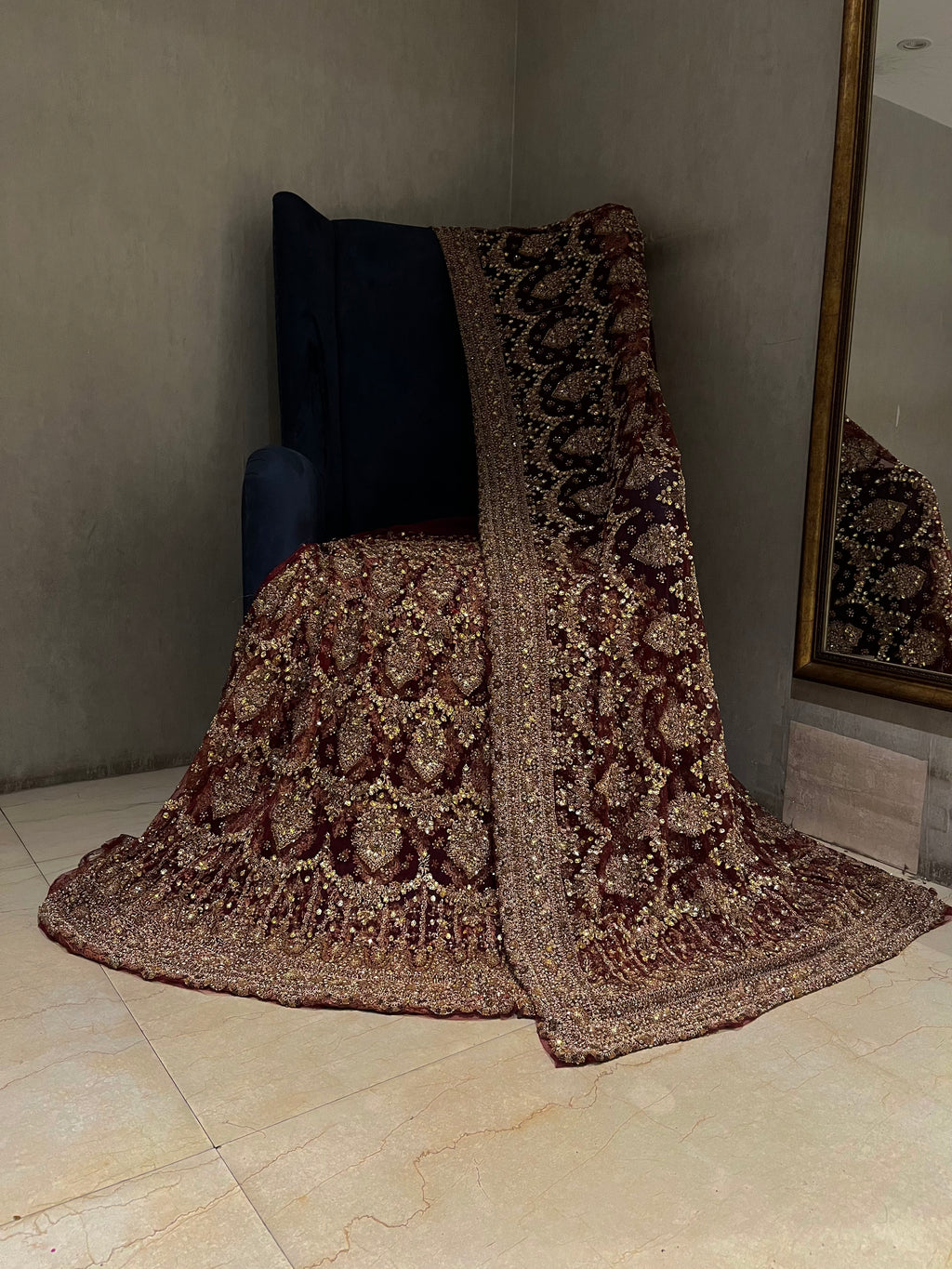 Nawab Bride Lehenga Set