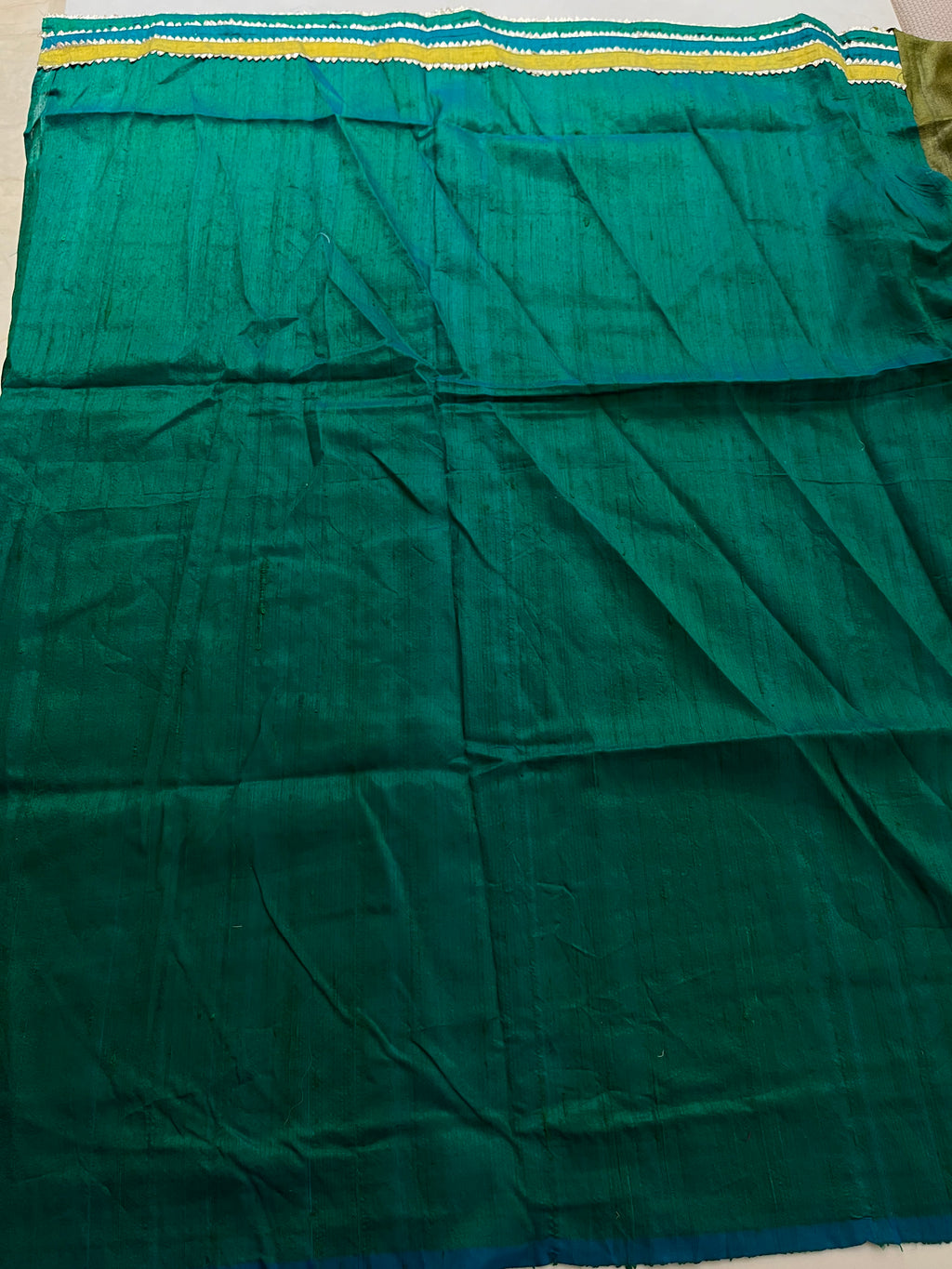 Raw mango silk saree