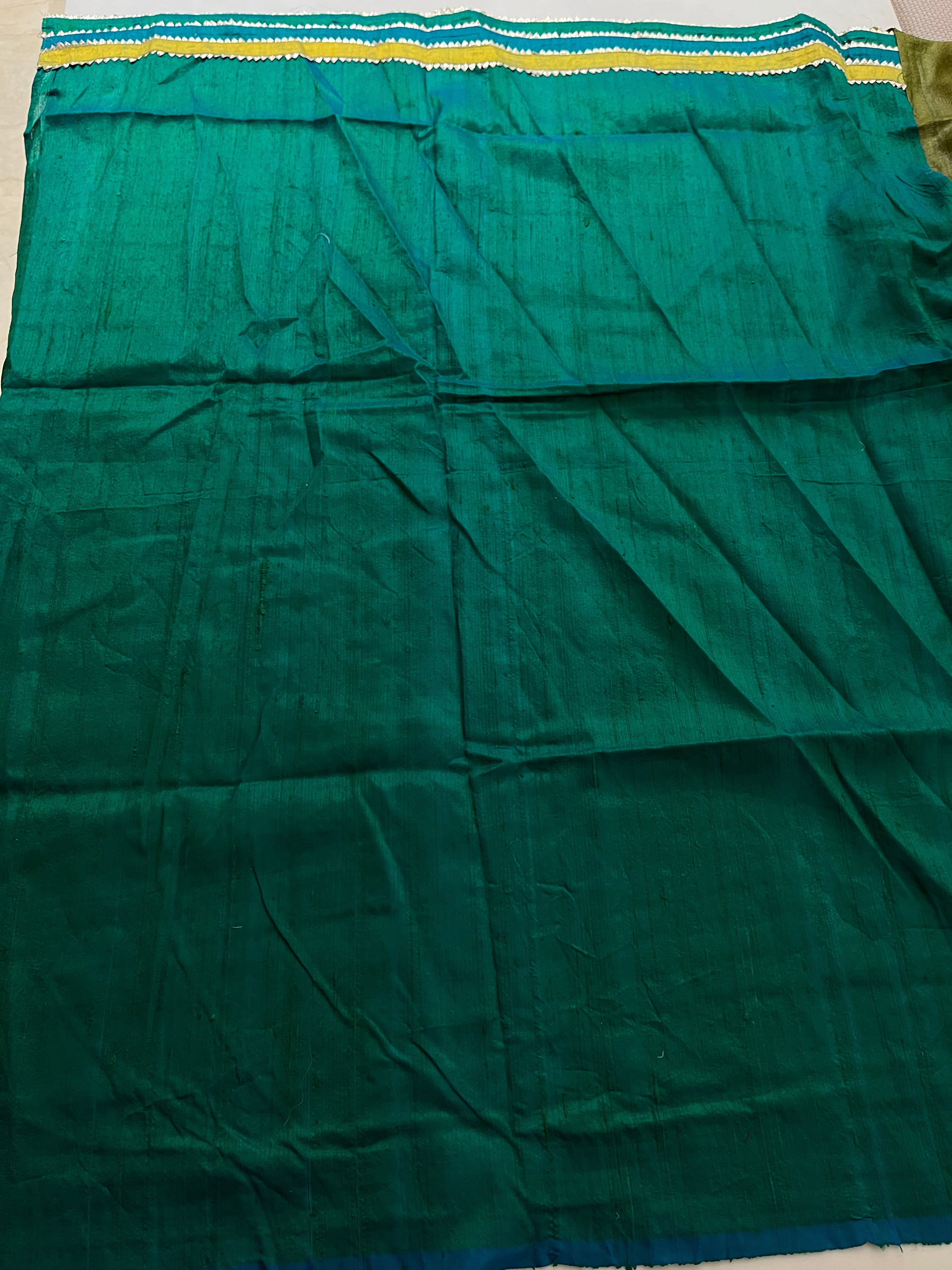 Raw mango silk saree