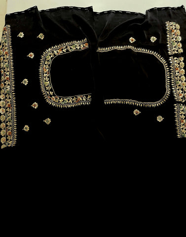 Black Organza Saree
