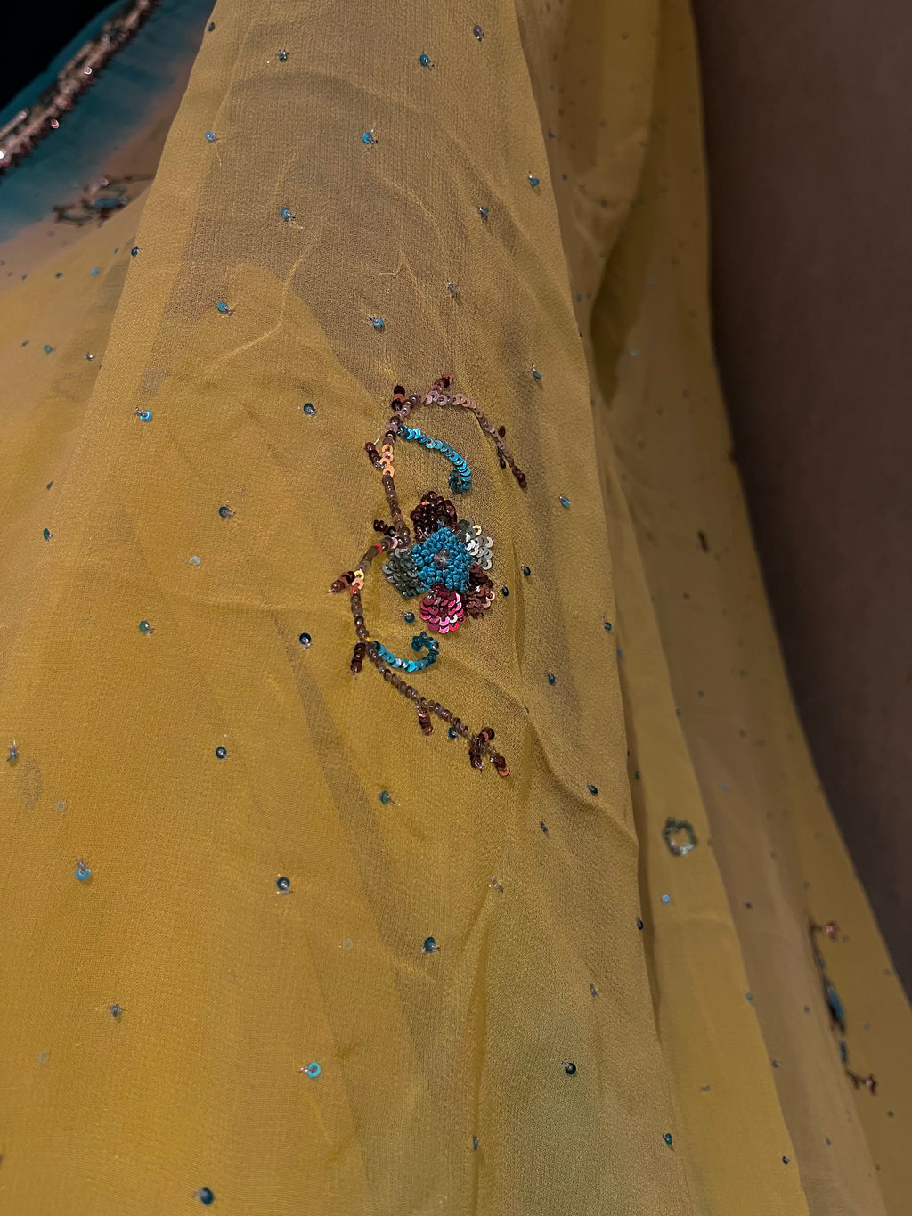 Lemon & Firozi Lehenga Set