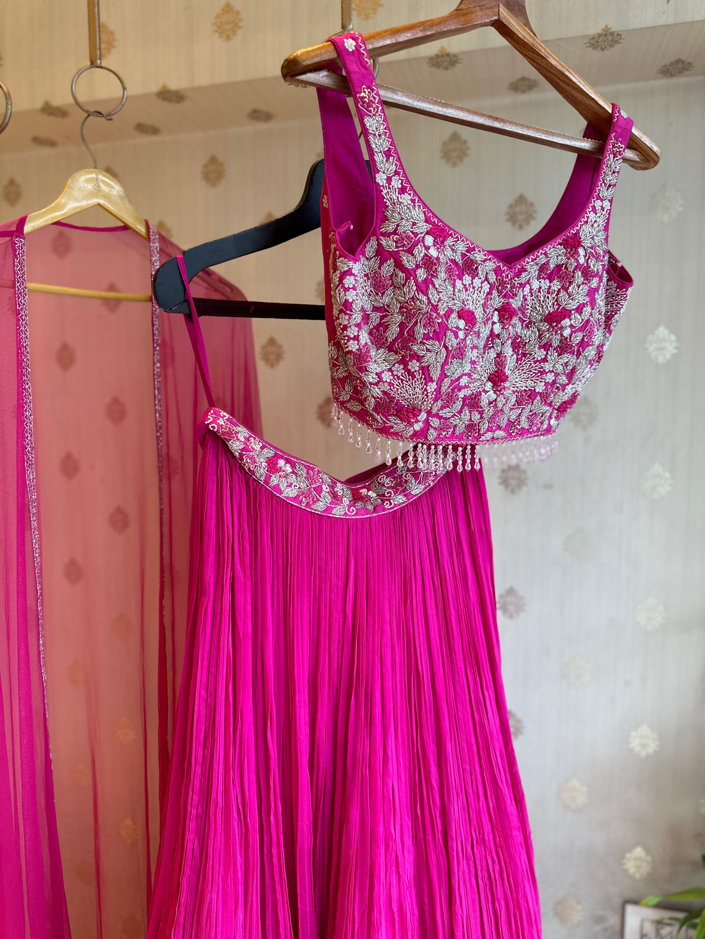 Hot Pink Indo Western