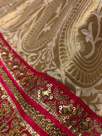 Golden Banarasi Lehenga