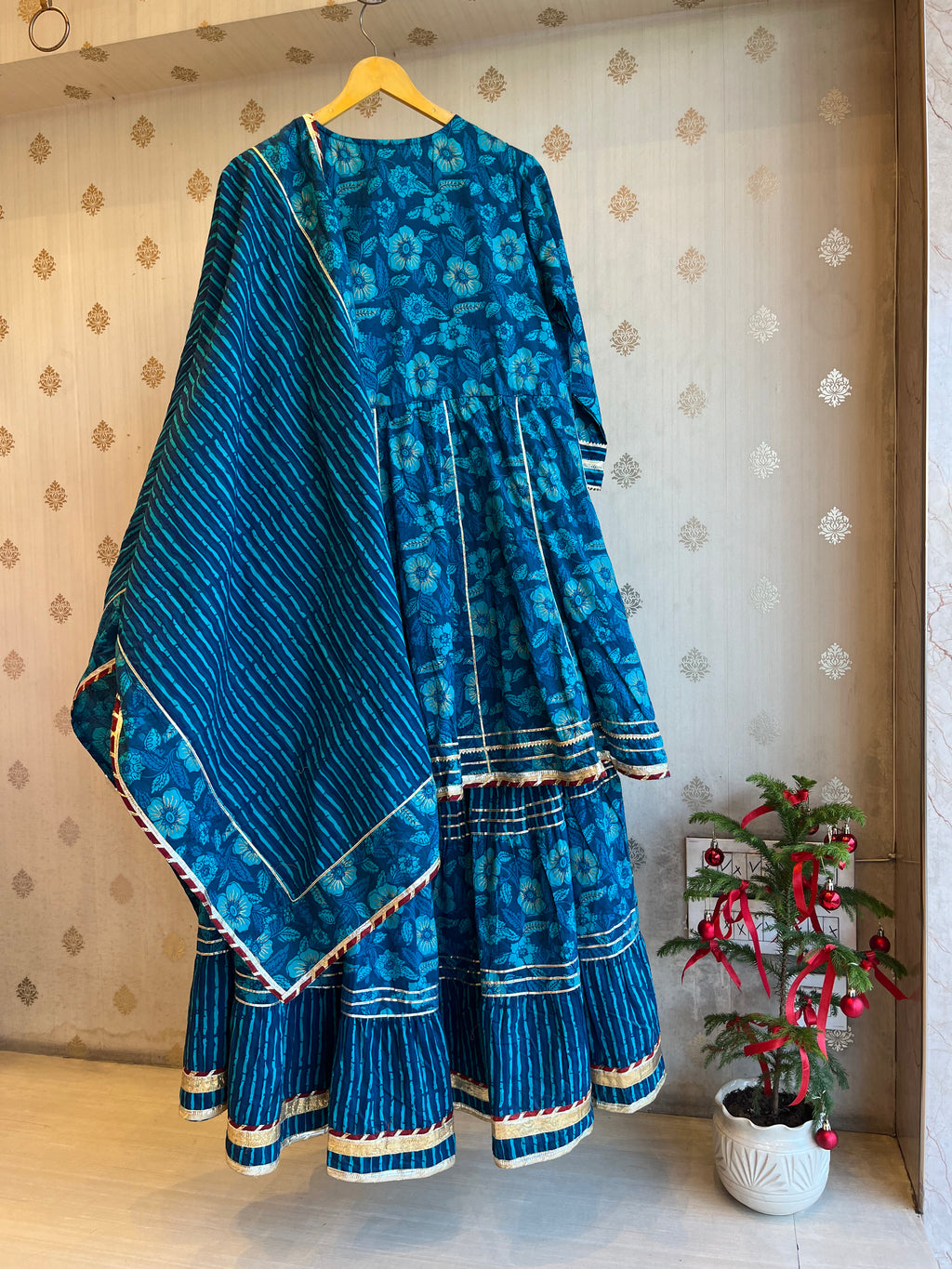 Printed Cotton Sharara Set