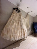 Ivory and Gold Lehenga Set