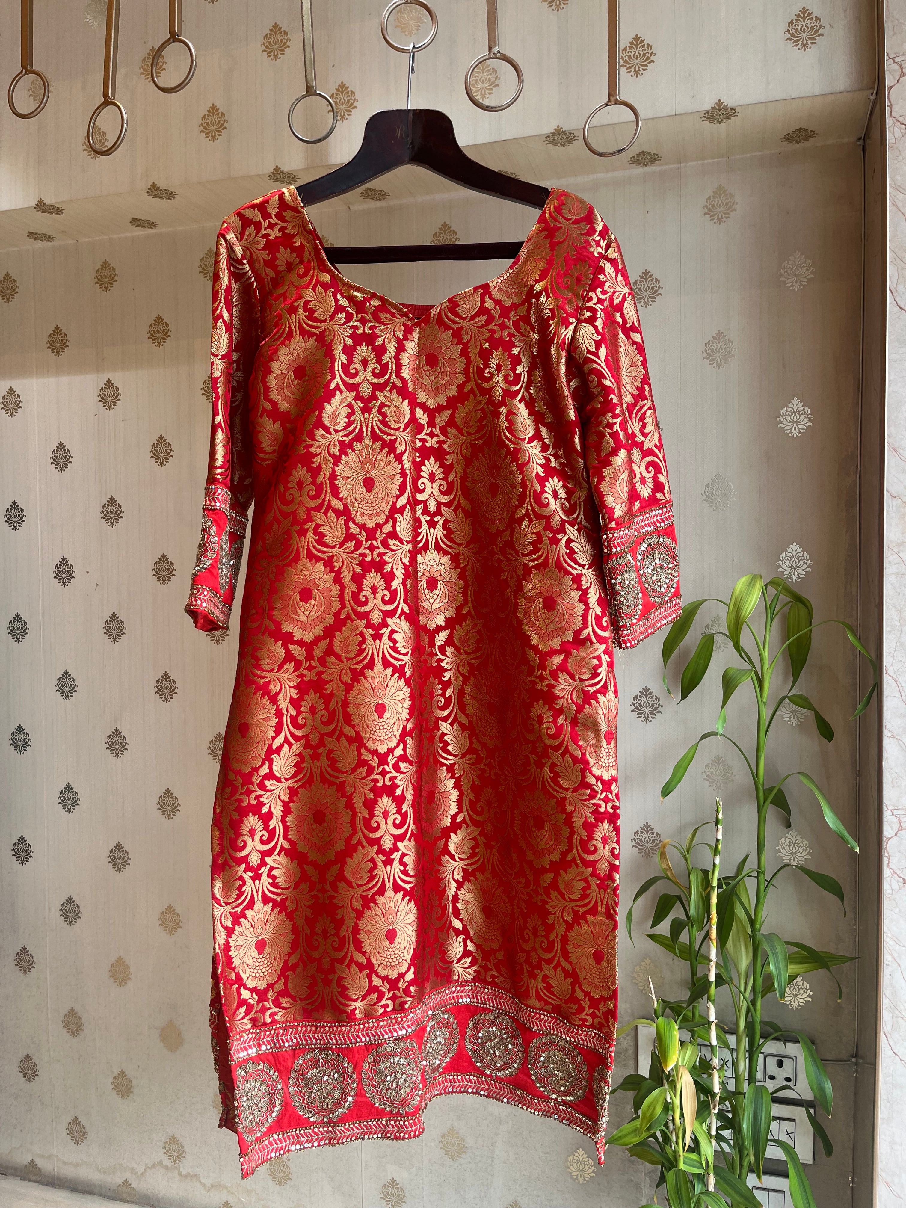 Banarasi Straight Kurta