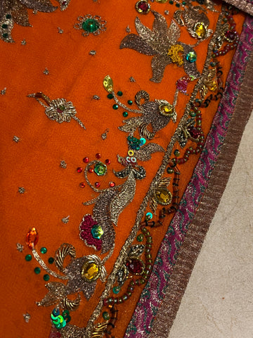 Rust orange Lehenga Set