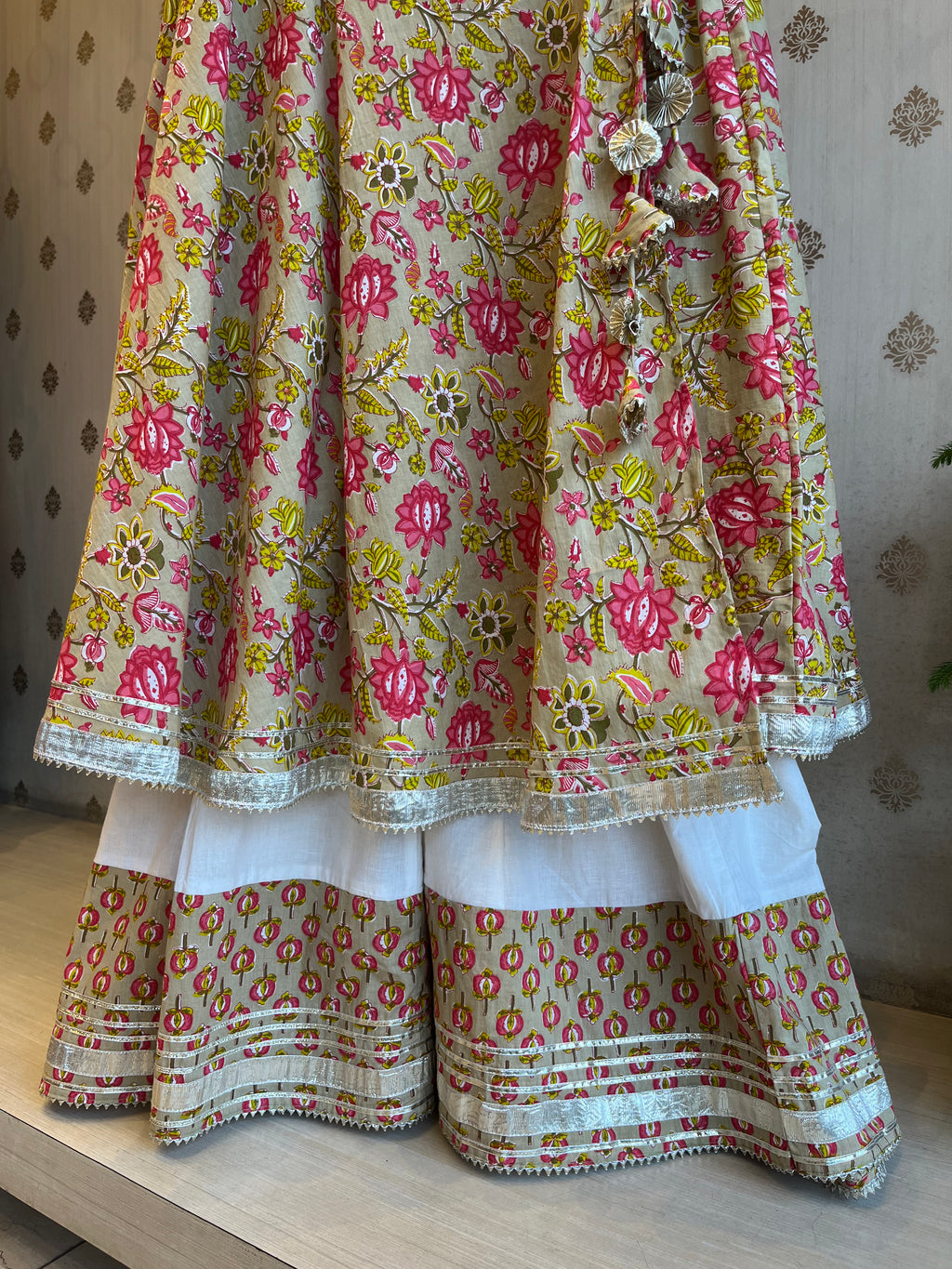 Printed Cotton Angrakha