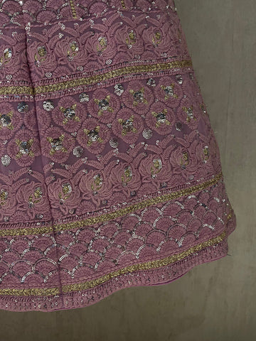 Pastel Pink Chikankari Lehenga Set