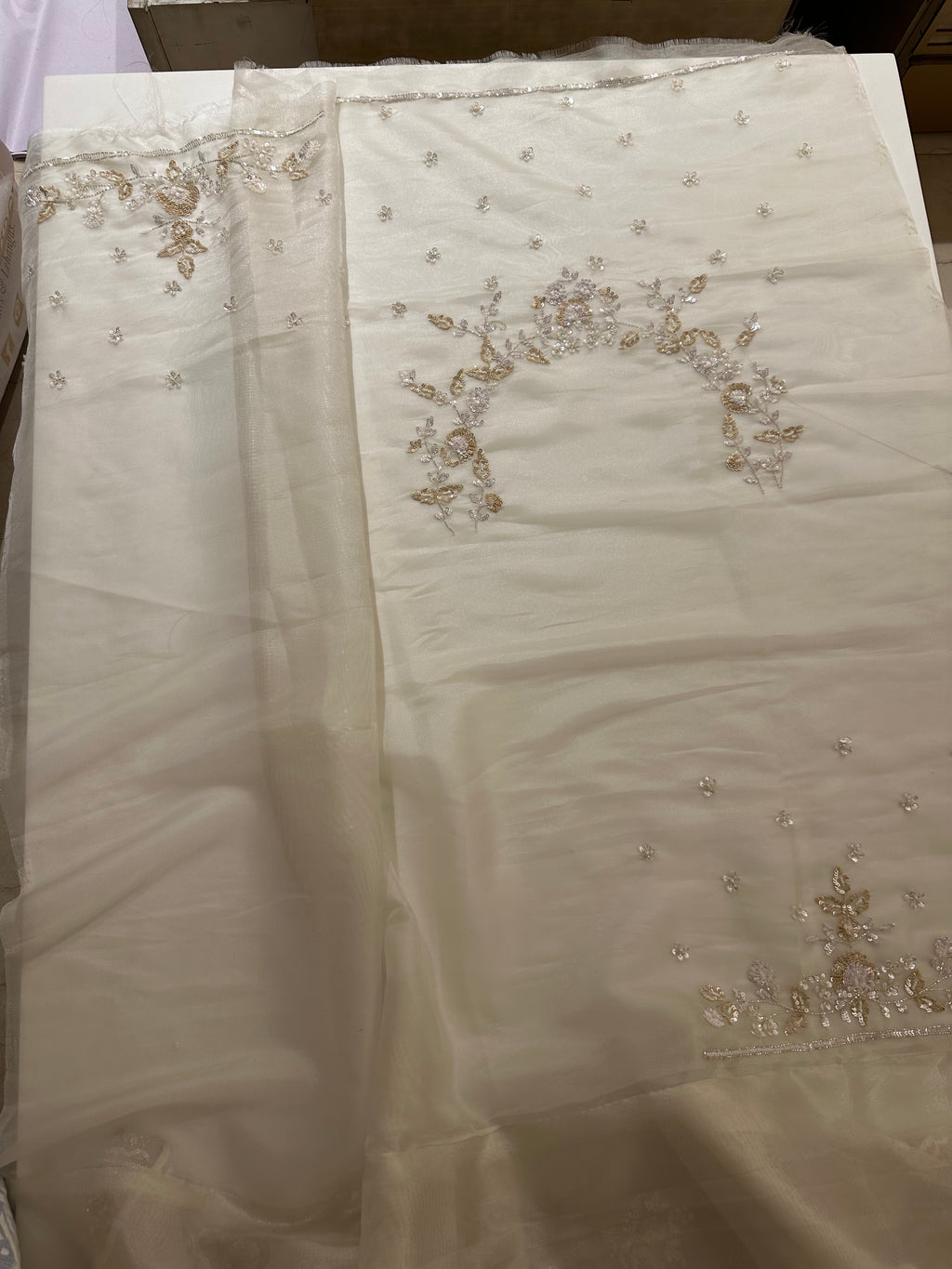 Tissue Moon Glow saree