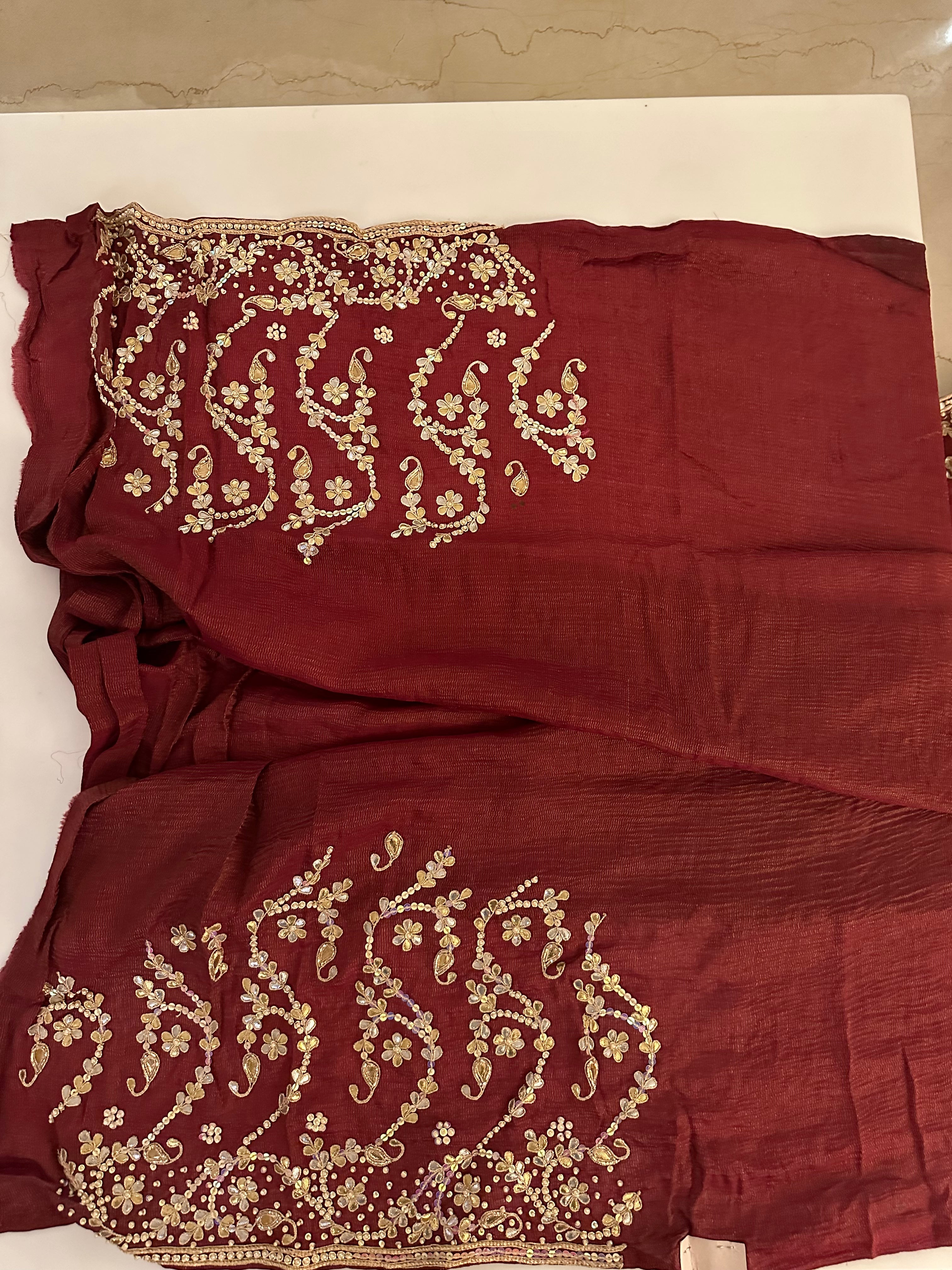 Vintage Jaipuri Gotapatti Handwork Chaniya choli