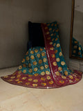 Floral Patch Work Lehenga Set
